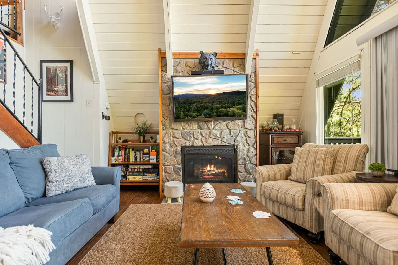 Casa Huntsted A-Frame Cabin near Snow Valley 8
