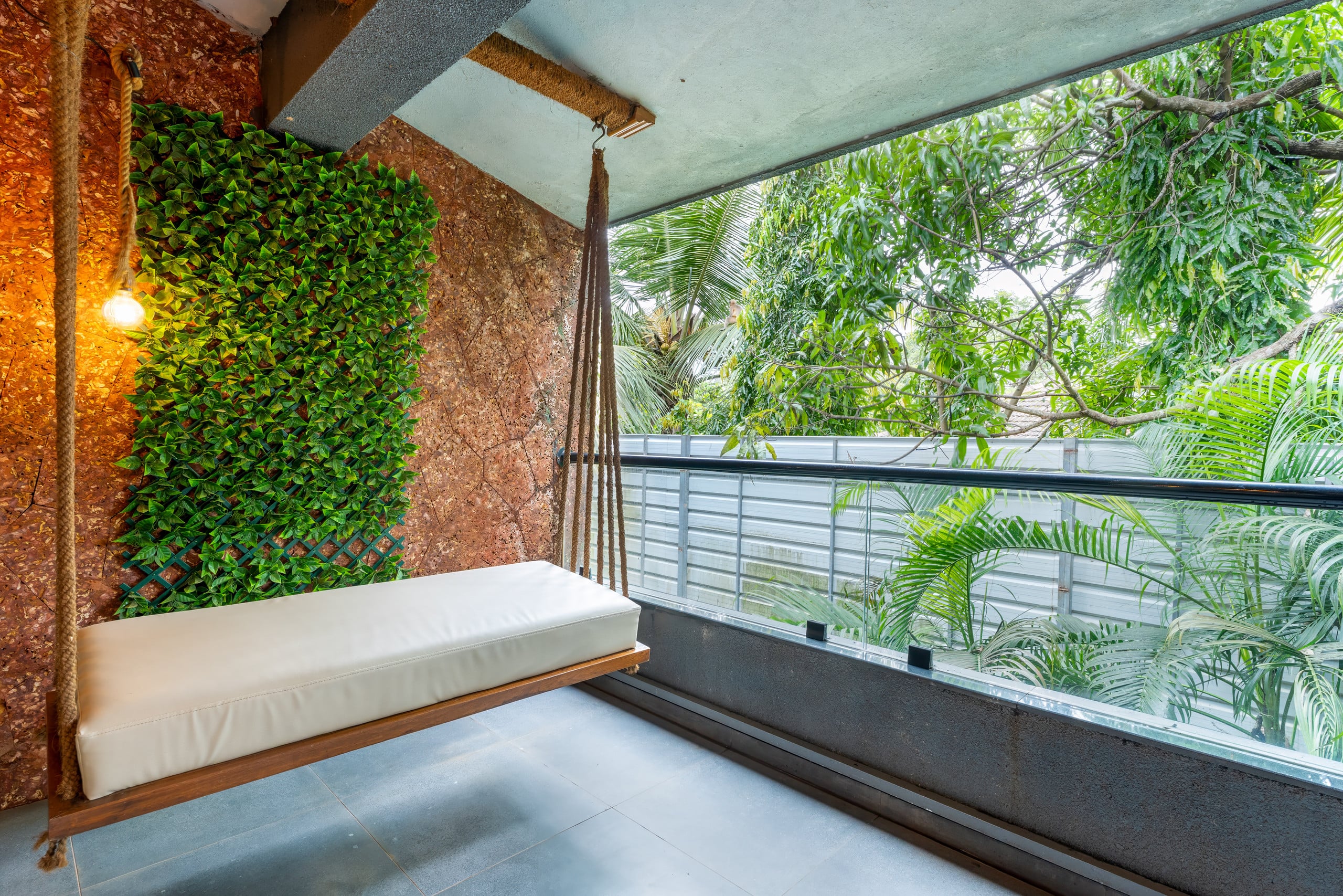 Sereno Siesta 2bhk cosy apt w/balcony swing & pool 34
