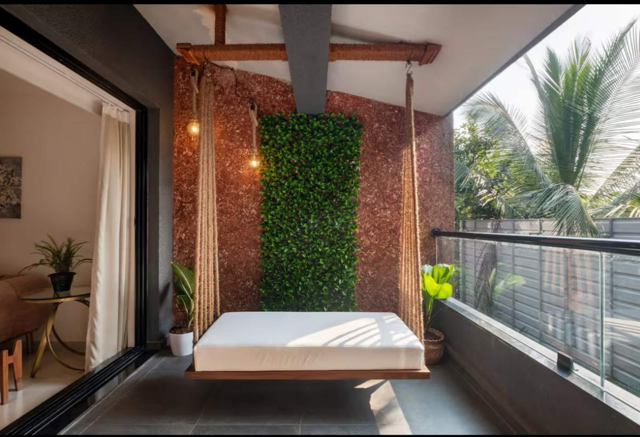 Sereno Siesta 2bhk cosy apt w/balcony swing & pool 33