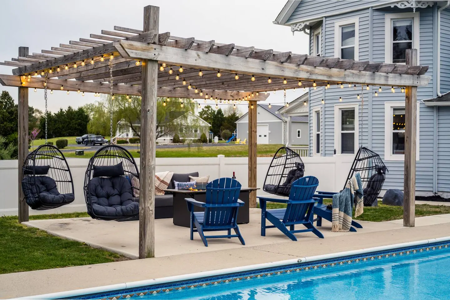 Mins to Beach & Golf! Private Pool & Luxe Firepit 14