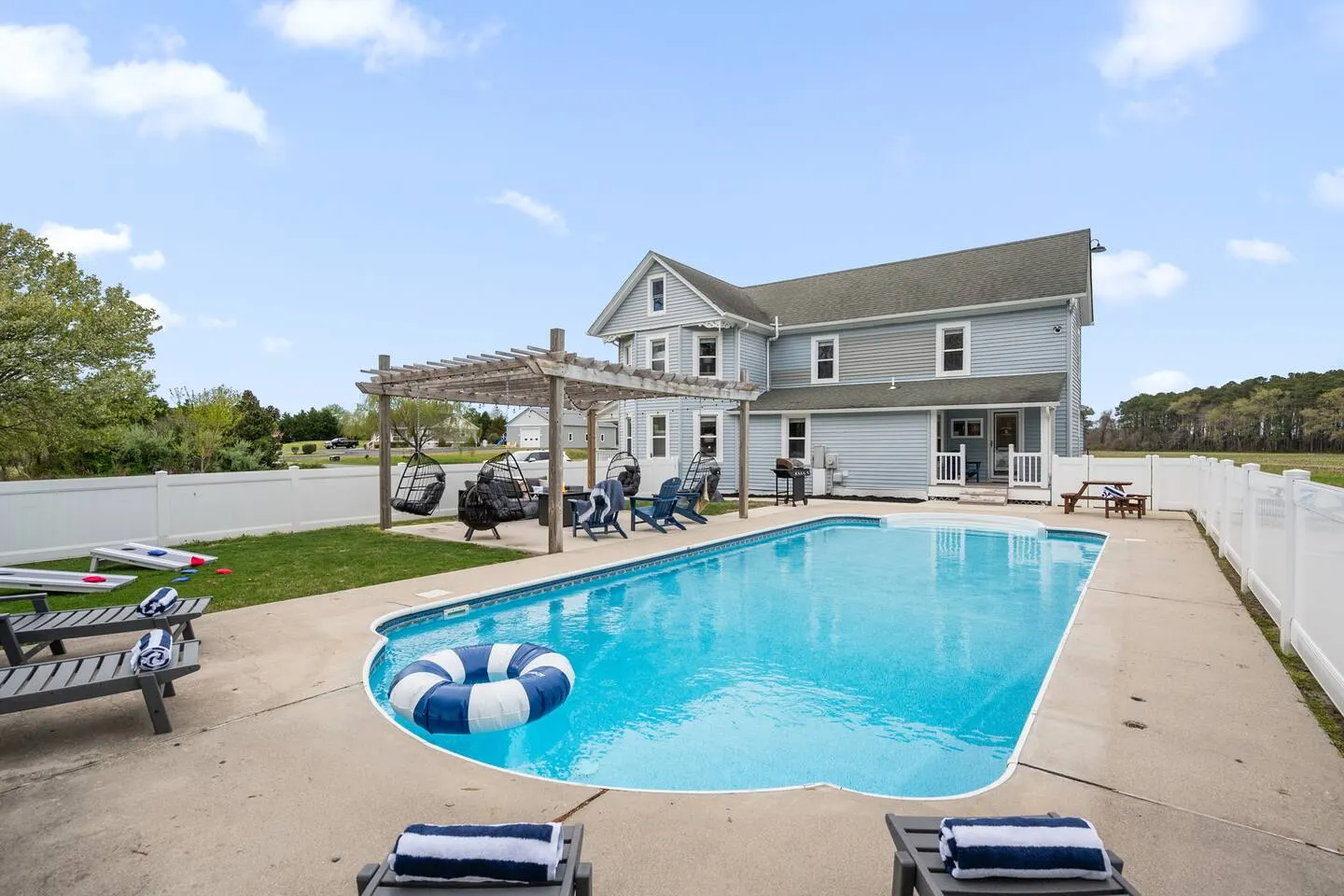 Mins to Beach & Golf! Private Pool & Luxe Firepit 6
