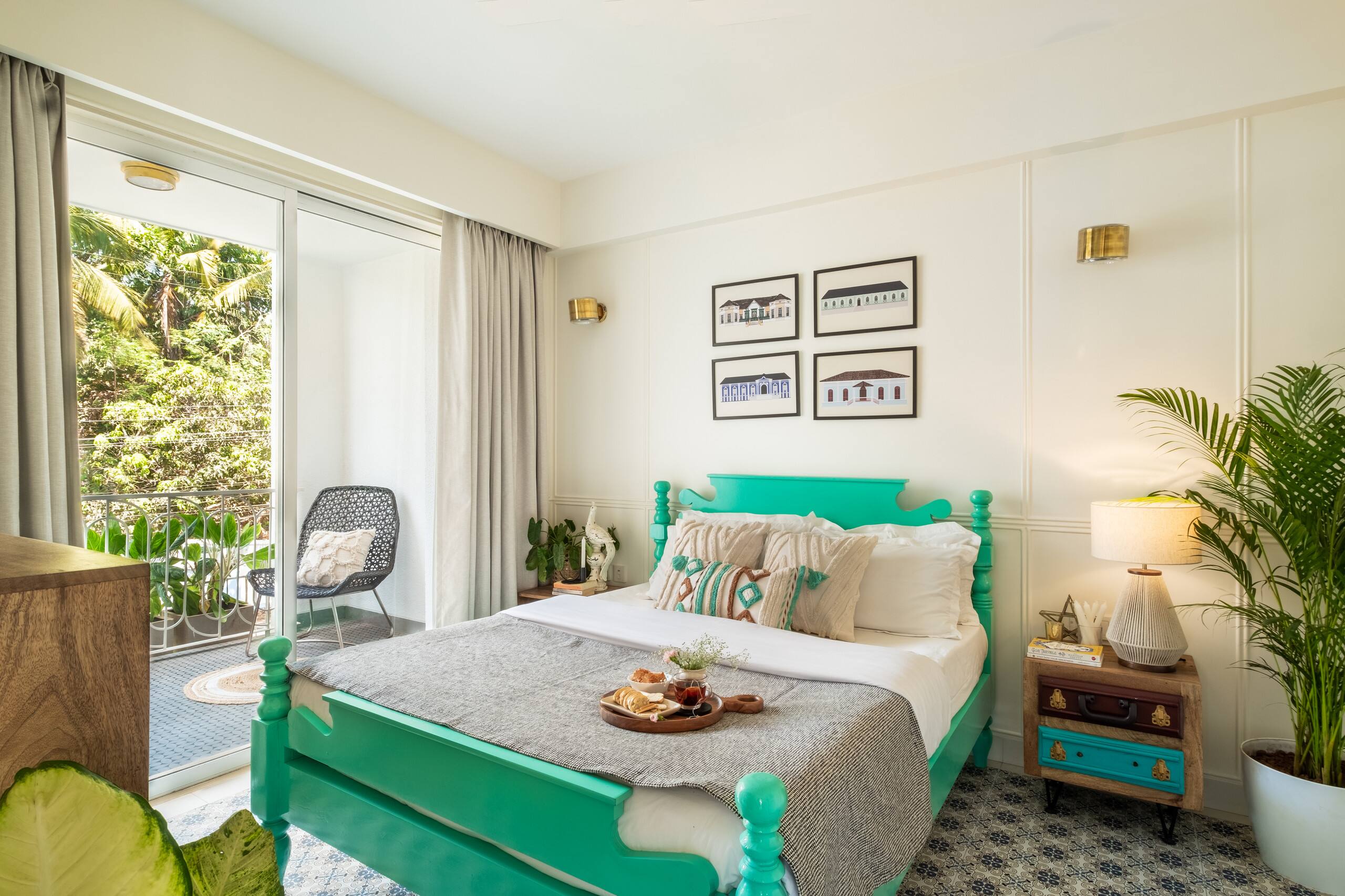 2BR Treas Apt|Shared Infinity Pool|Genset|Candolim 7