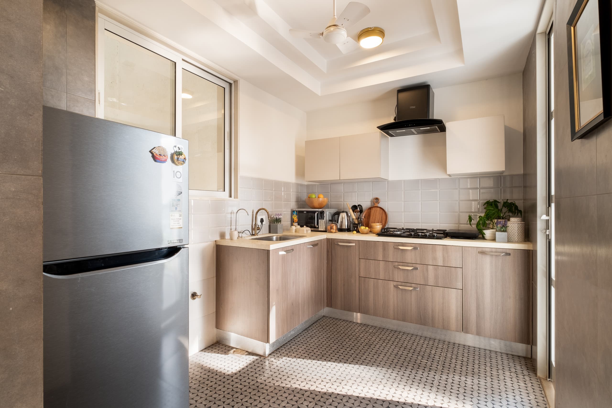 2BR Treas Apt|Shared Infinity Pool|Genset|Candolim 23