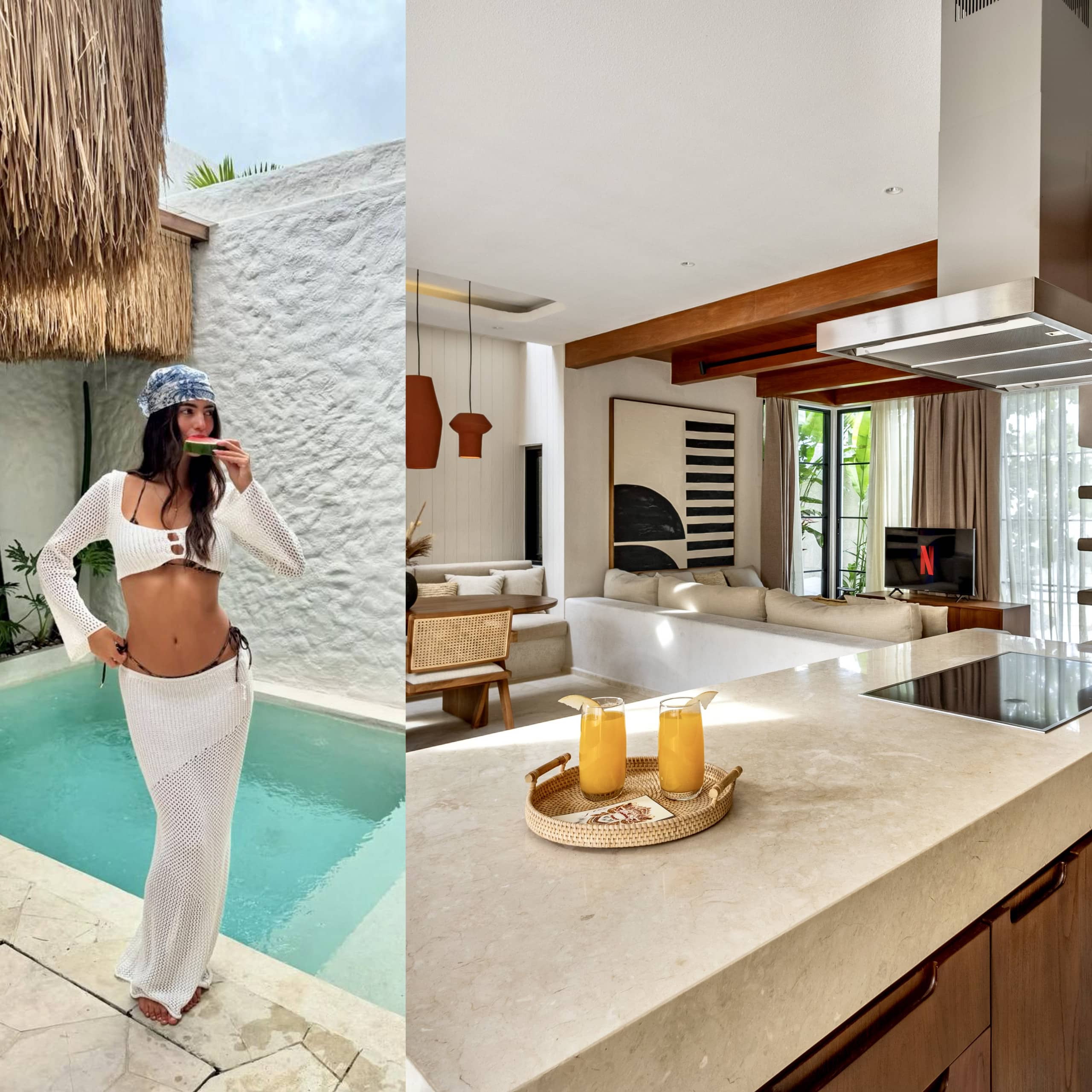NEW 140m² Canggu LUX 2BR+Pool near Finns|Atlas