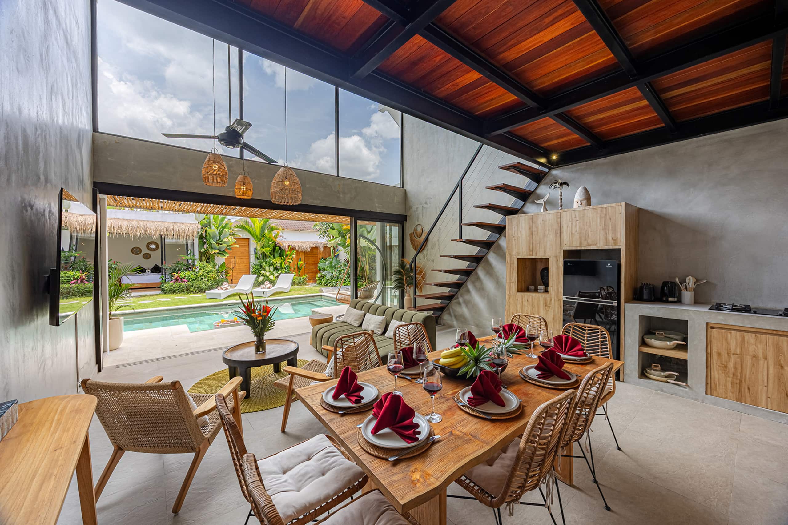10 min From Seminyak & Canggu – Villa Green Palm 11