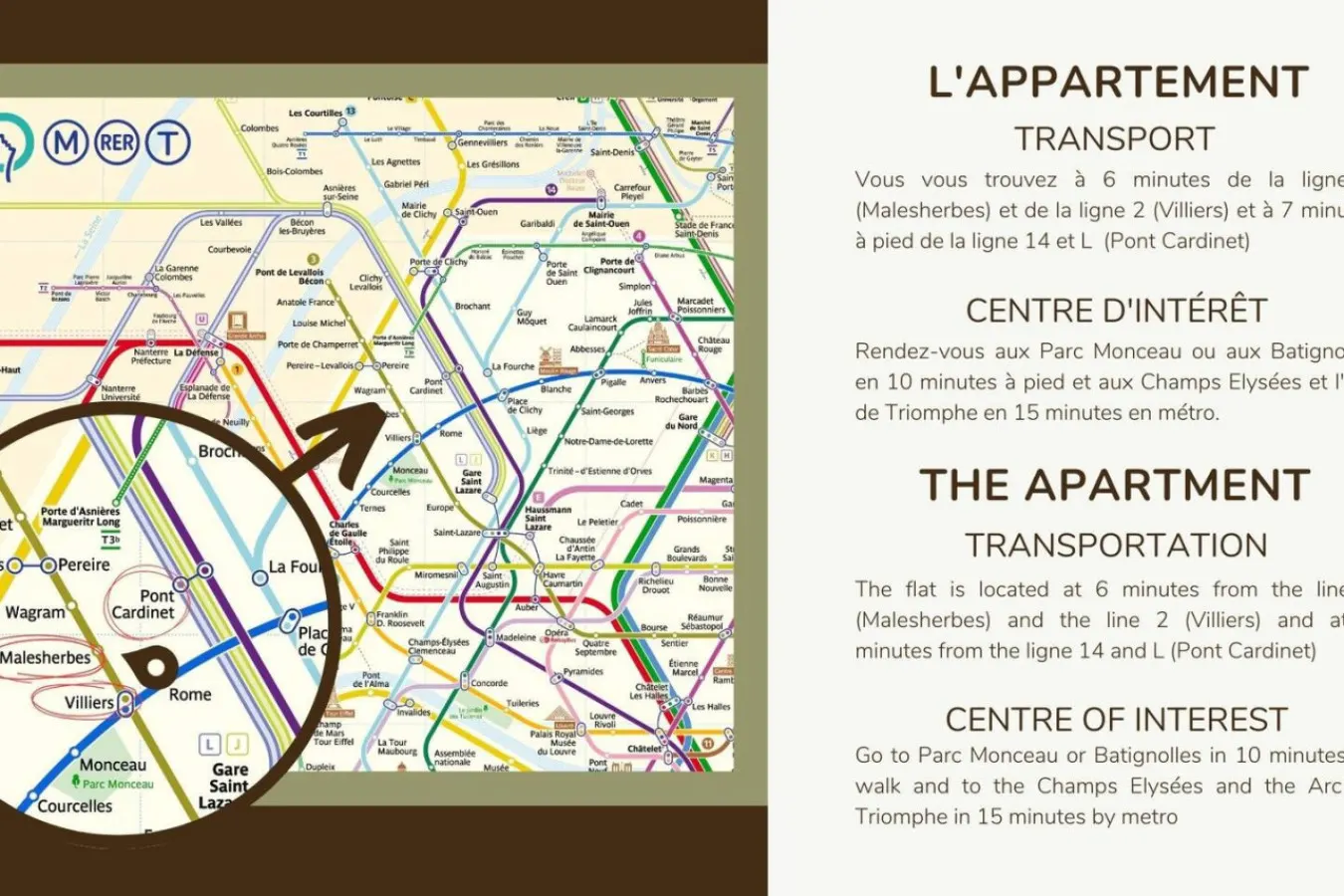 Parc Monceau - Malesherbes - Studio 11