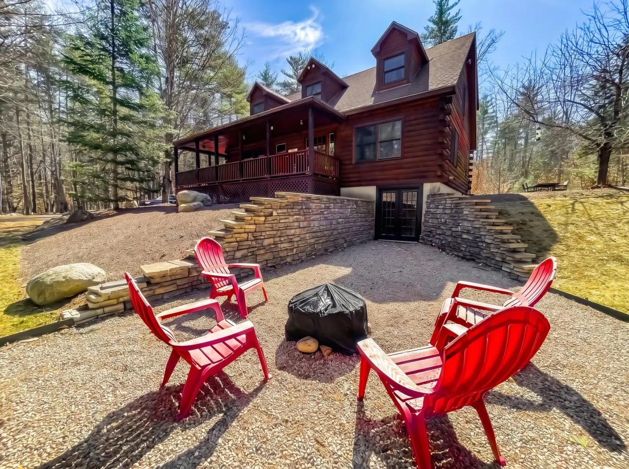 Log Cabin w/ Wraparound Porch & Scenic Train Views 9