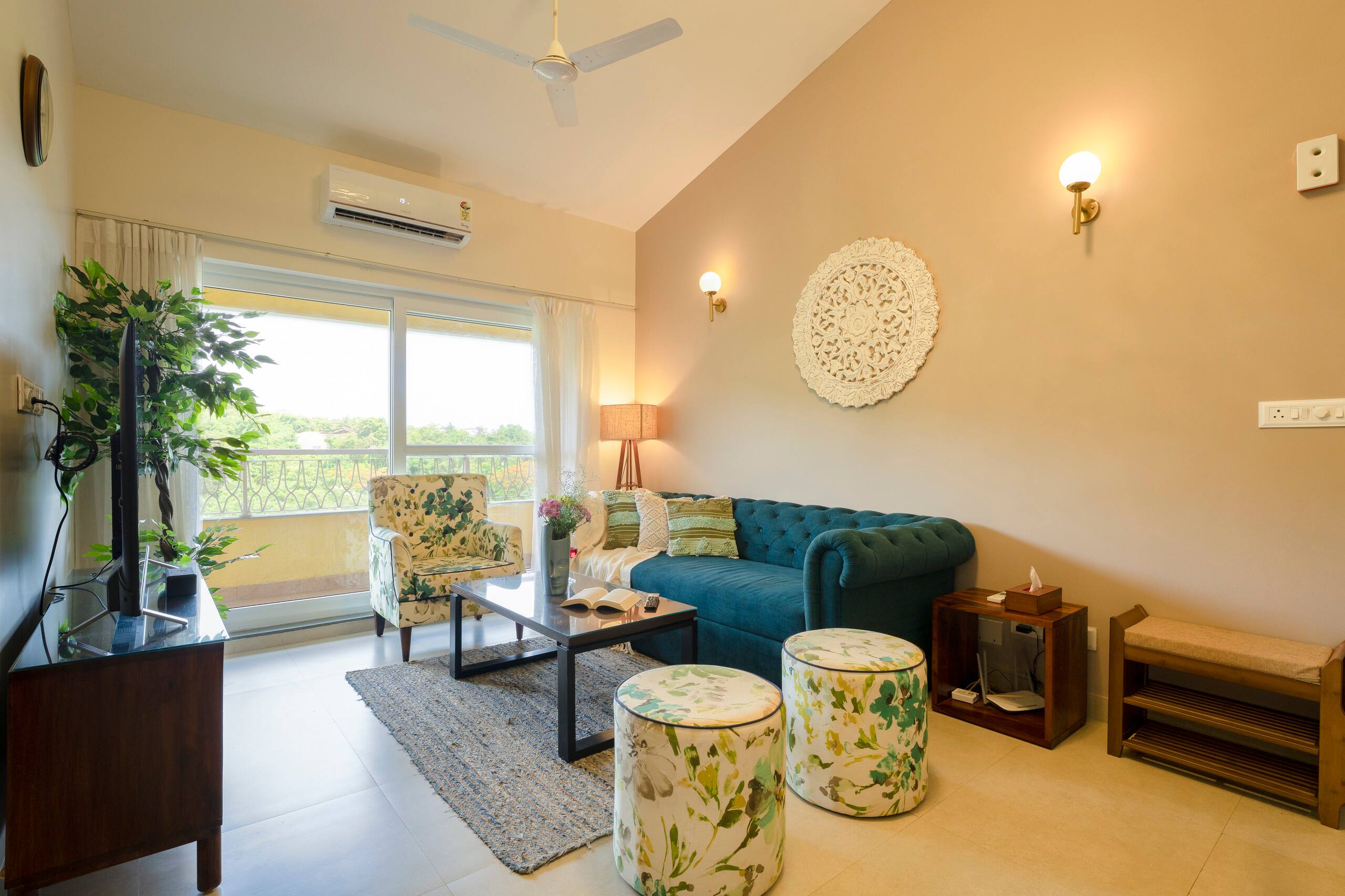 Kai Vista 2BHK Apt | Pool & Balcony | Candolim 9