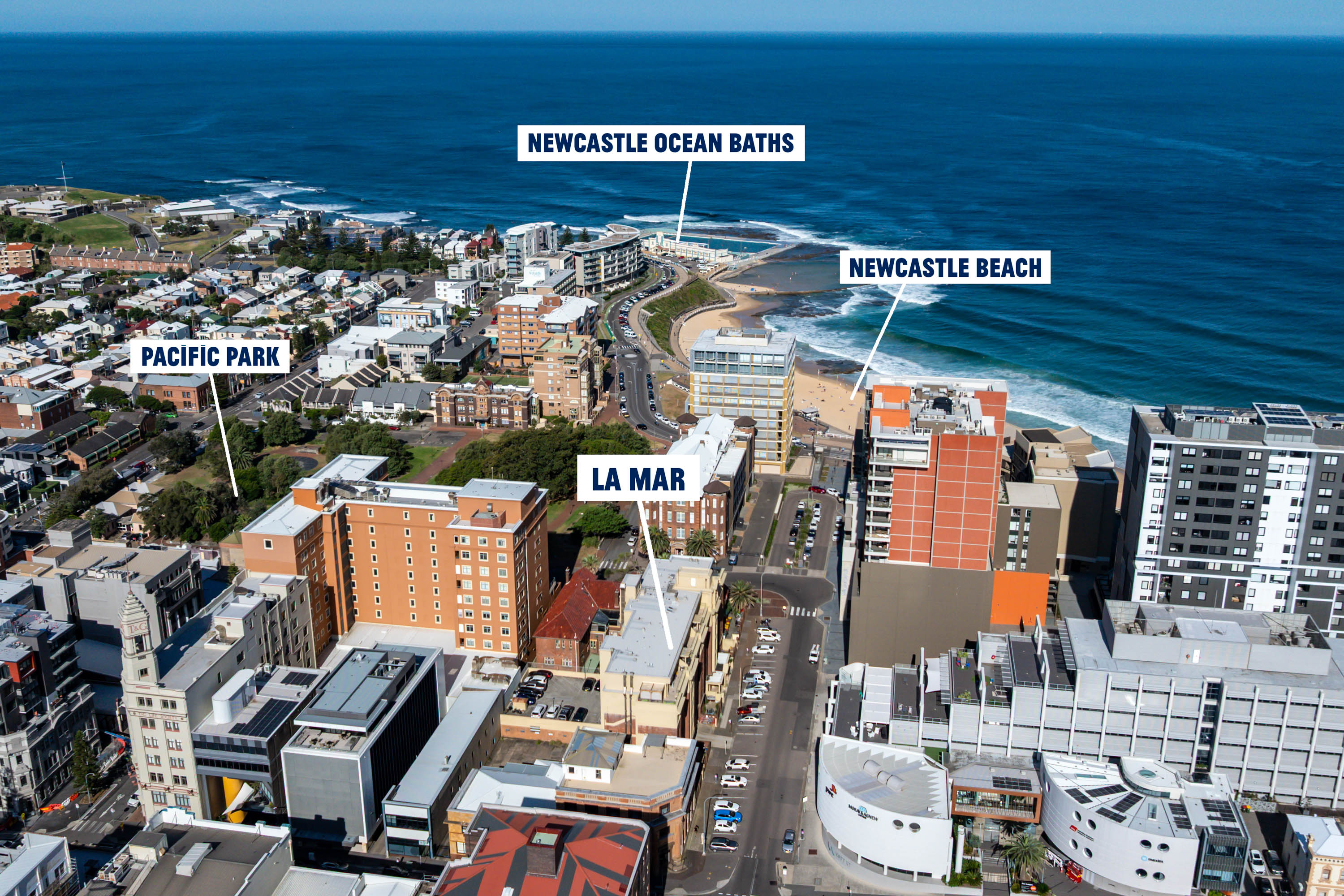 La Mar - Steps to Newcastle Beach - Secure Parking 2