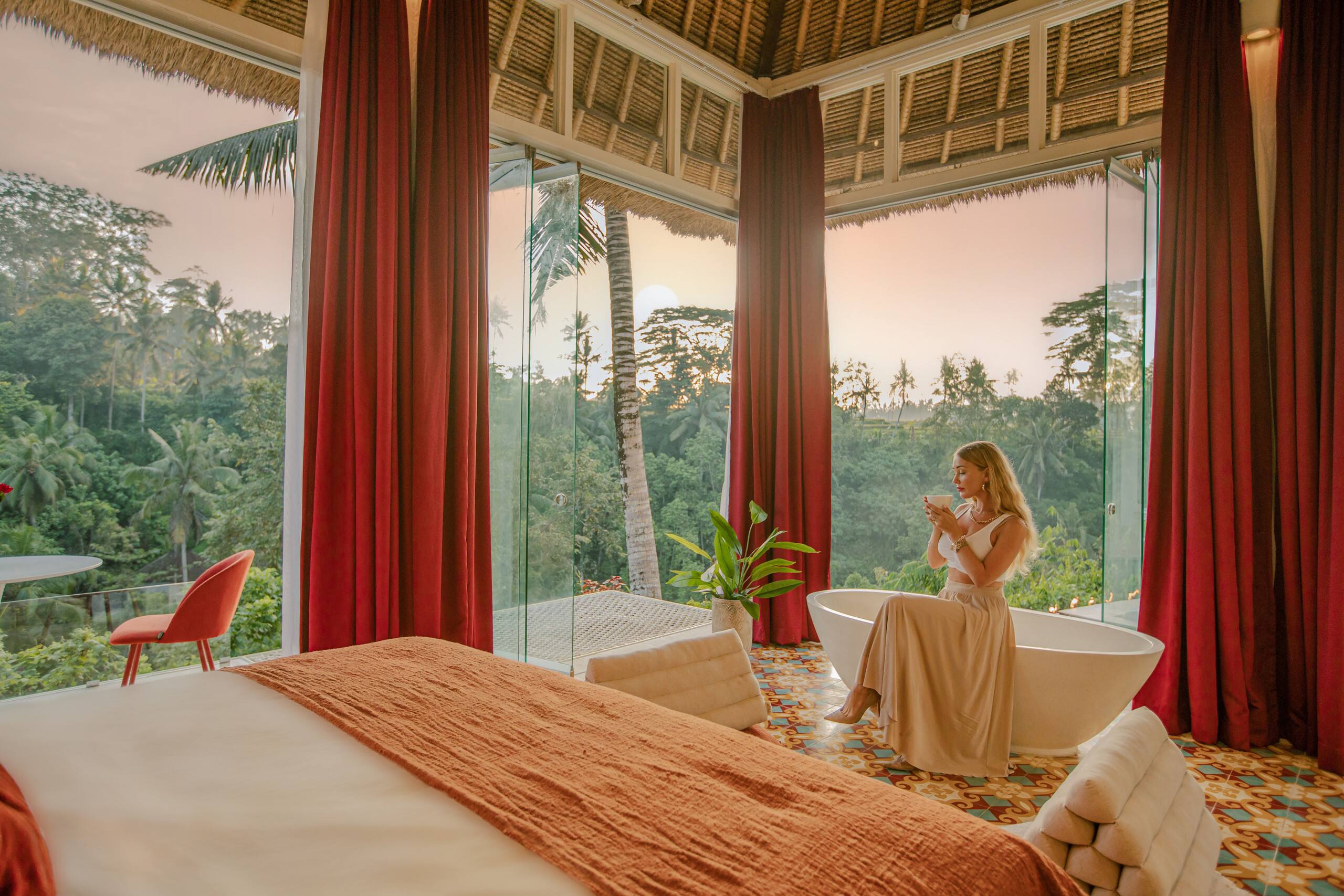 Jungle View, Balcony, Bathtub 30
