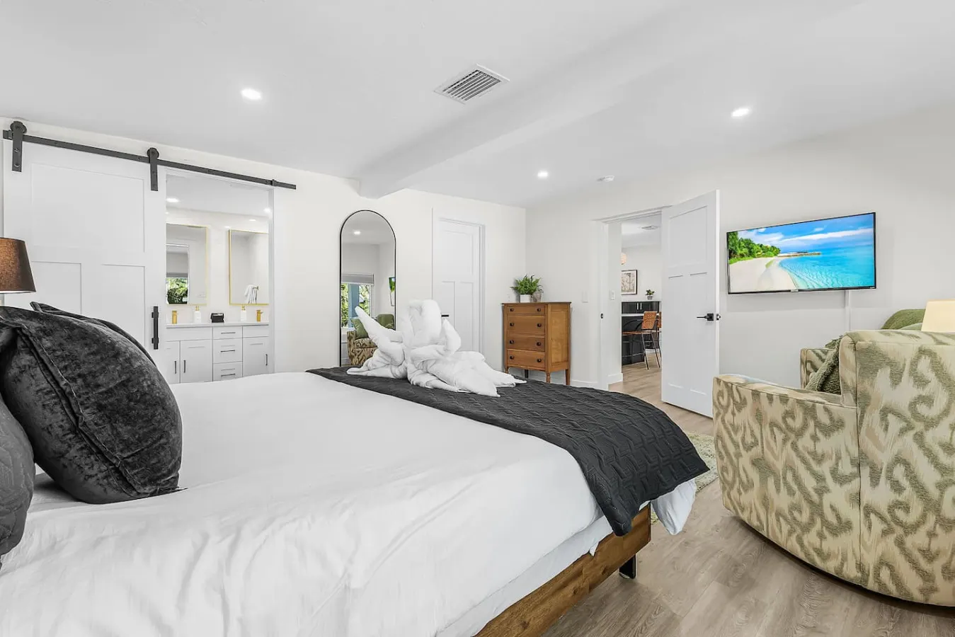 Modern Coastal Retreat Pool Home 20