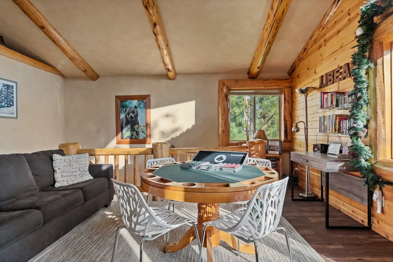 Bearadise Log Cabin w/ Forest Winter Views & Charm — photo 2