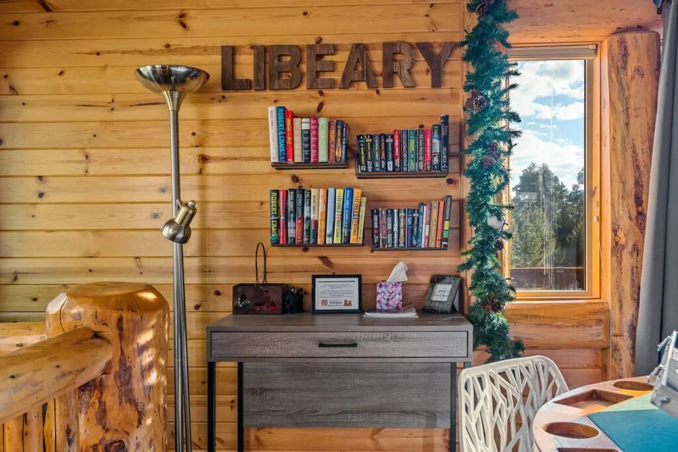 Bearadise Log Cabin w/ Forest Winter Views & Charm 12