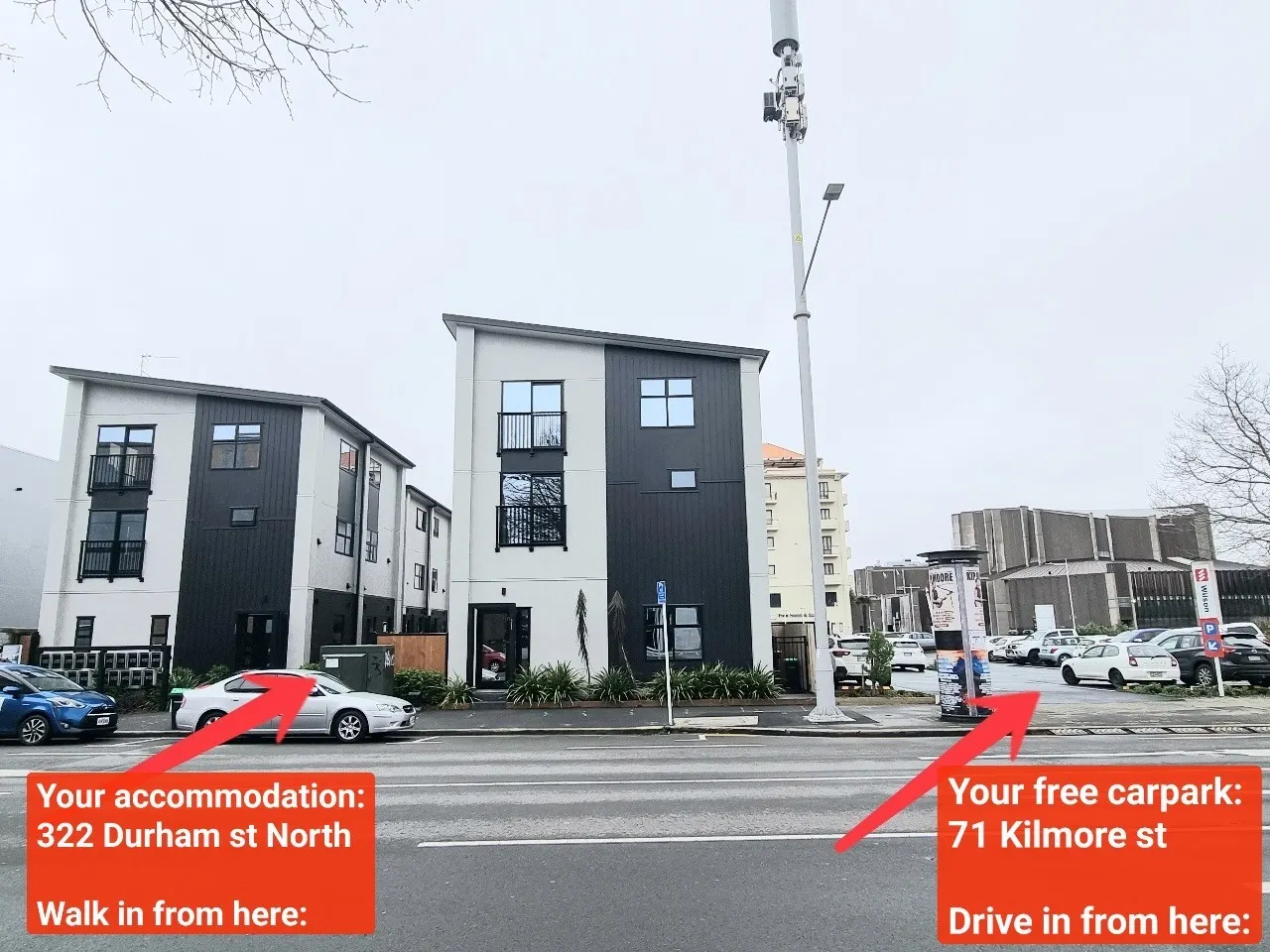 City Escape Near Te Pae & Casino Free Parking 5