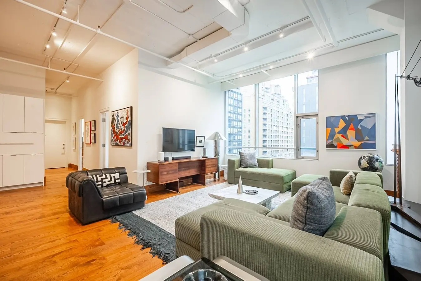 2BR Designer Loft Modern Industrial Charm 6