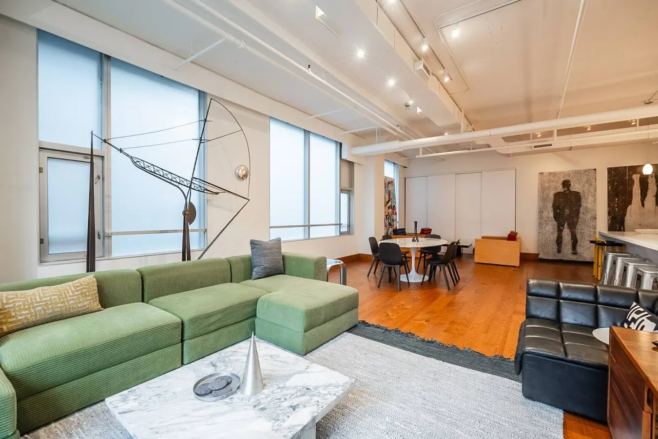 2BR Designer Loft Modern Industrial Charm 7
