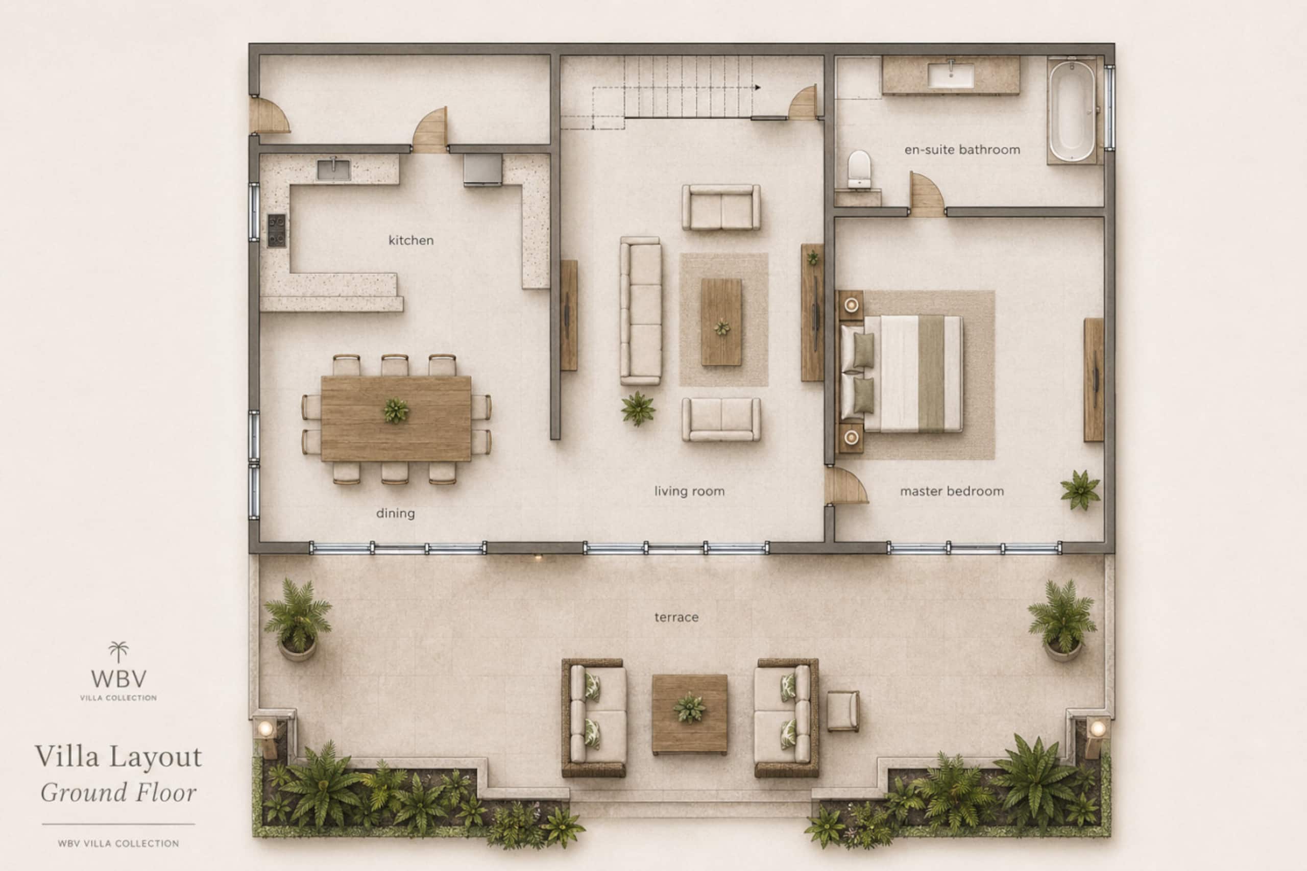 Private Seminyak Oasis, 12m Pool, 3 King Suites 6