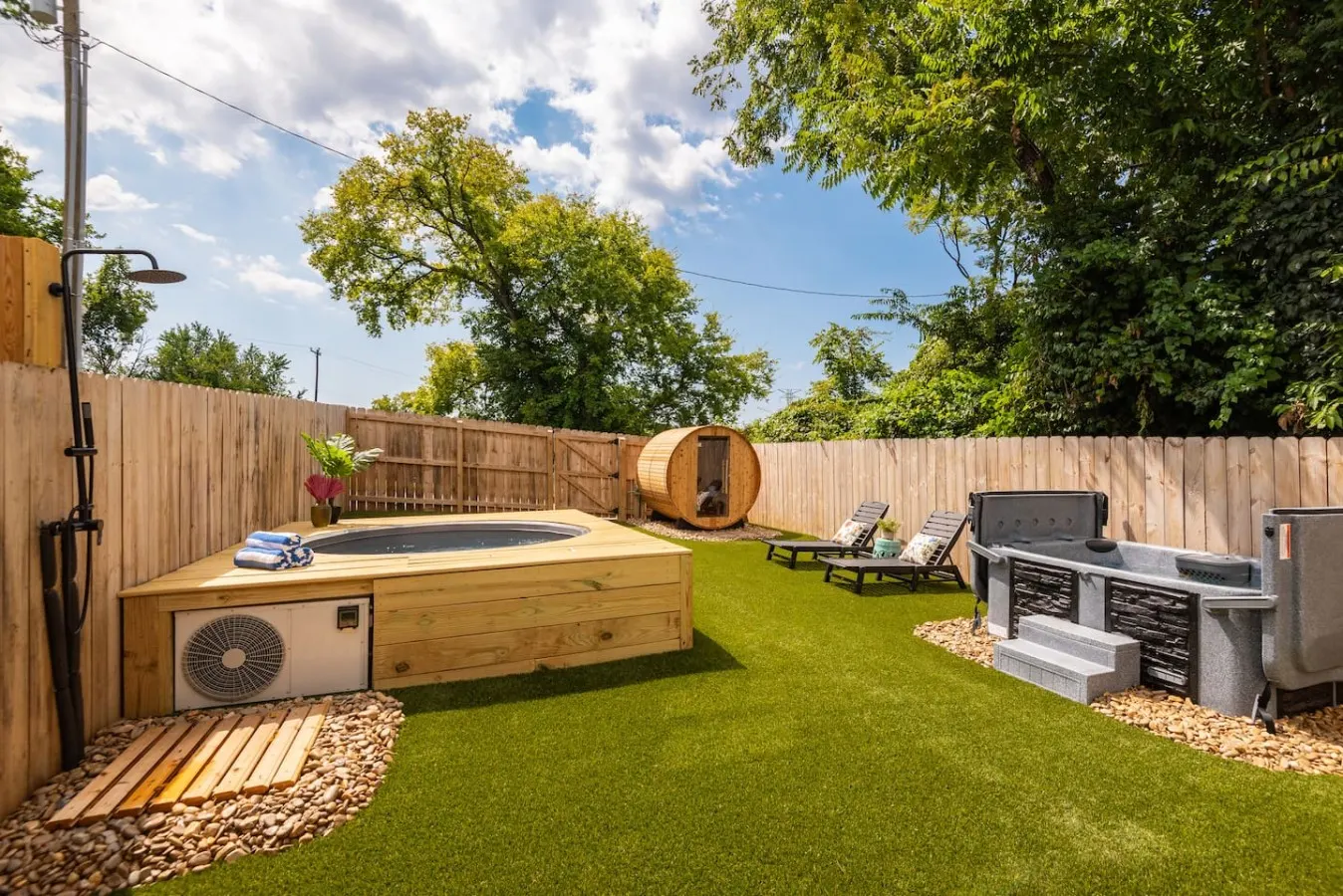 Luxury Cowboy Chic Private Spa & Hot Tub Oasis 1