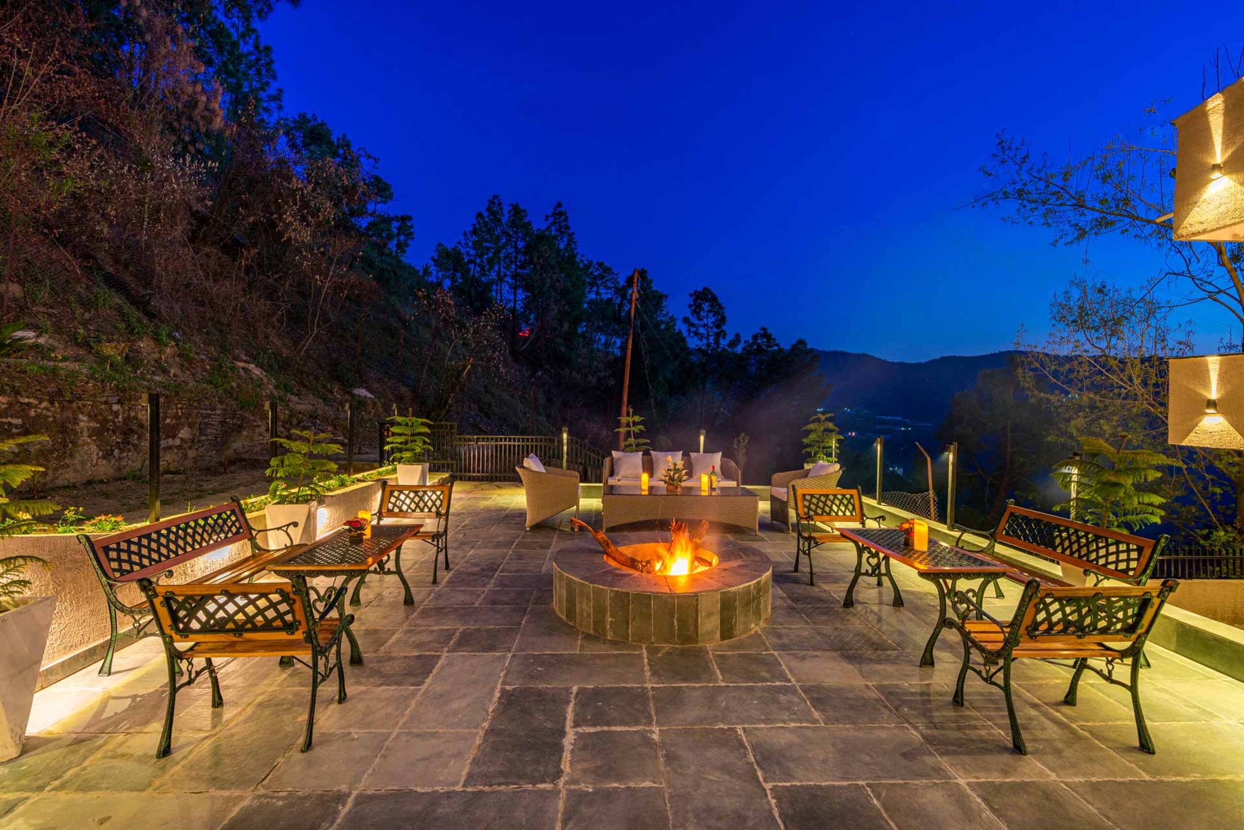 StayVista at Villa AnVira by GTV Estate w/ Bonfire 35