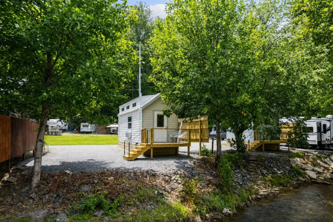River Run Riverfront Tiny Home w/ Trails & Views 17