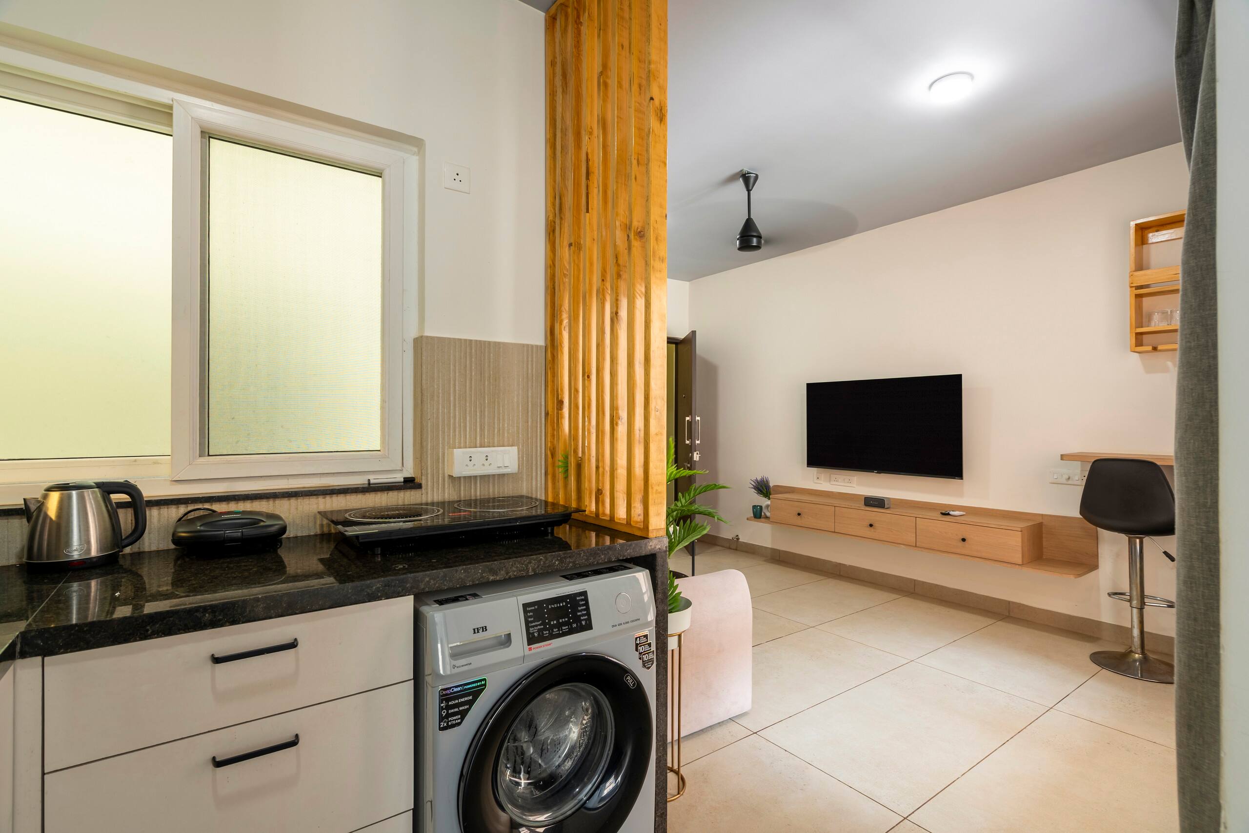 Stylish 1BHK in Siolim | Pool & Gym | Near Vagator 24