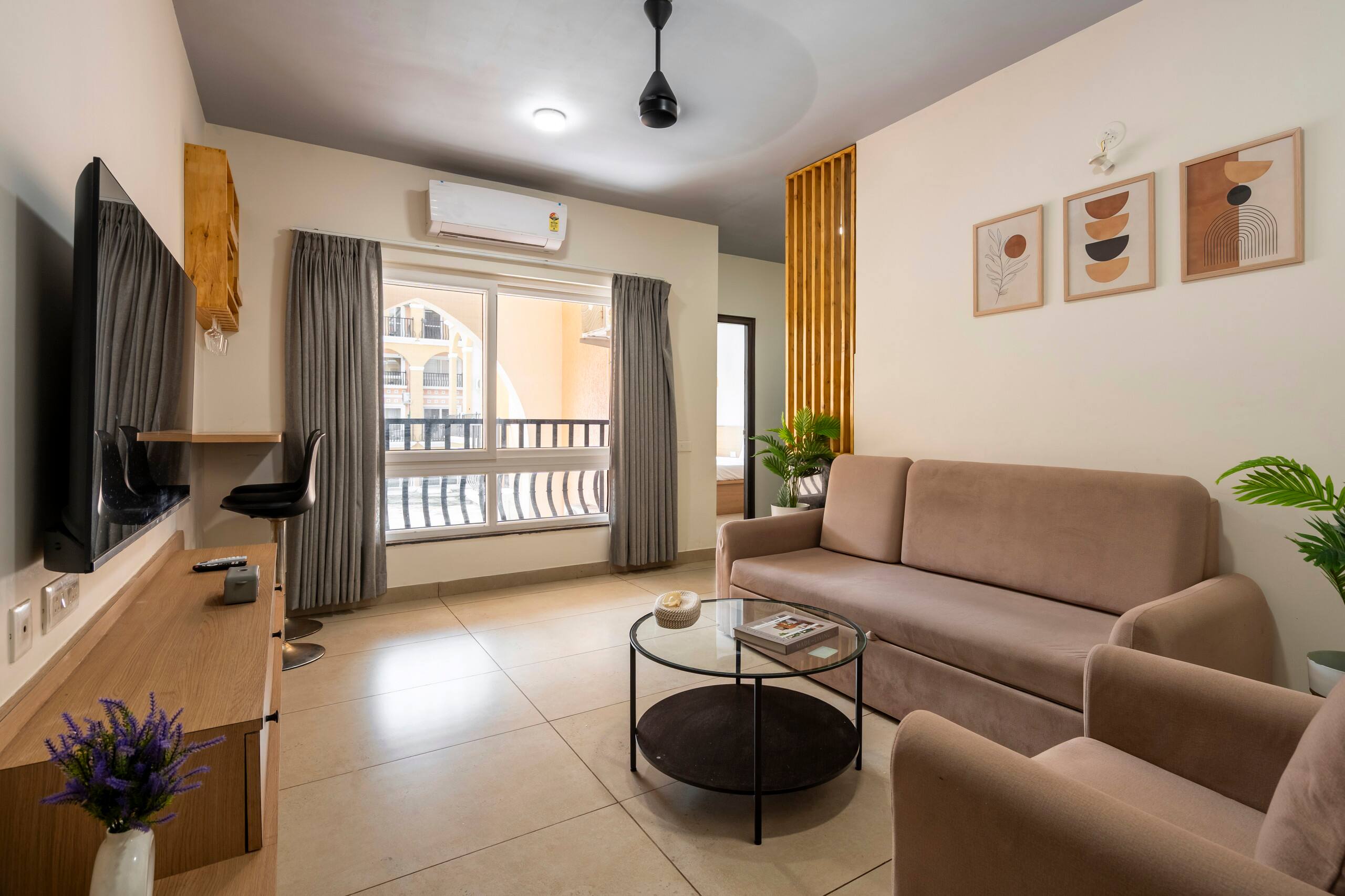 Stylish 1BHK in Siolim | Pool & Gym | Near Vagator 9