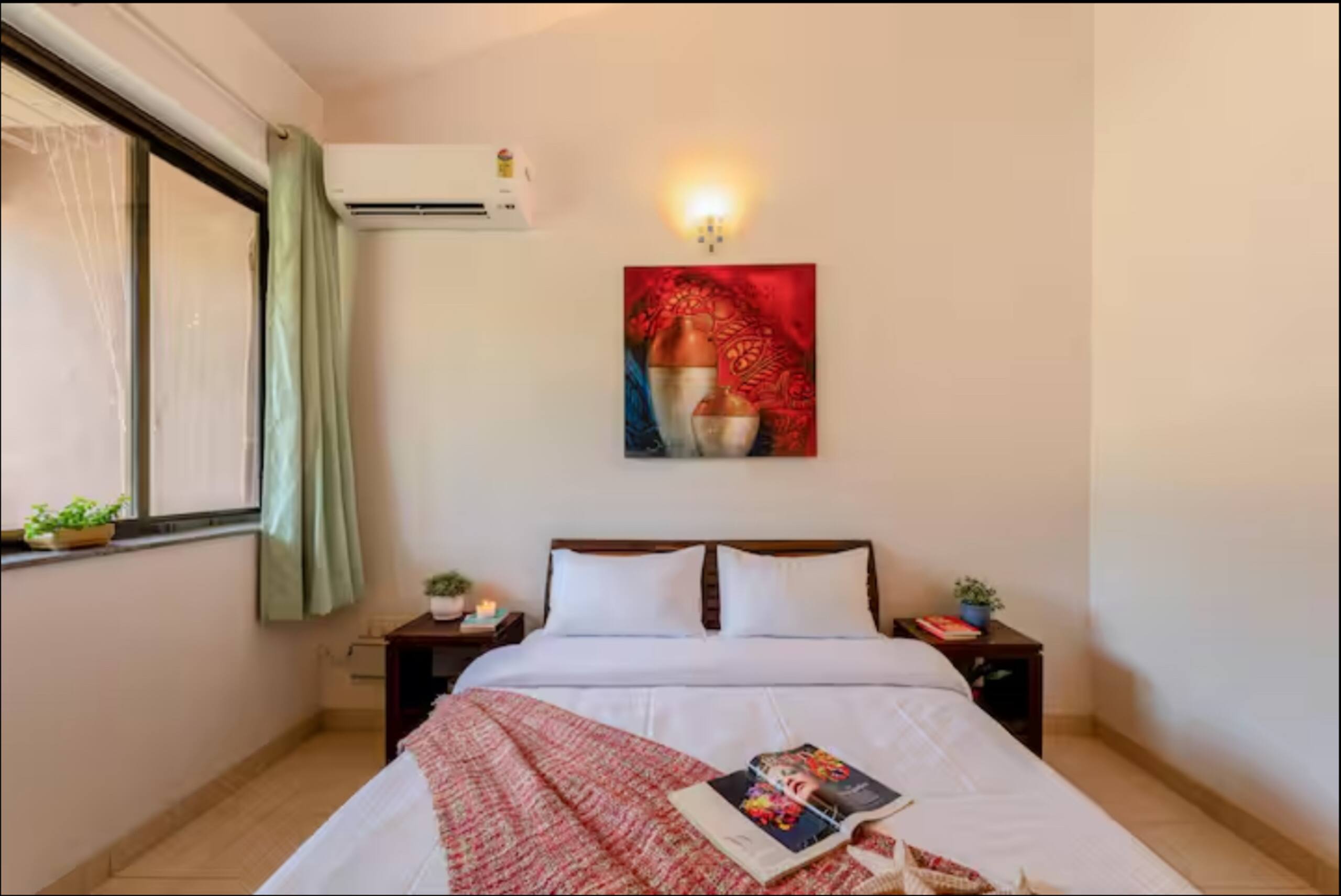 CASA NEST GOA~2bhk-2WC Balcony Pool Beach Wifi 17