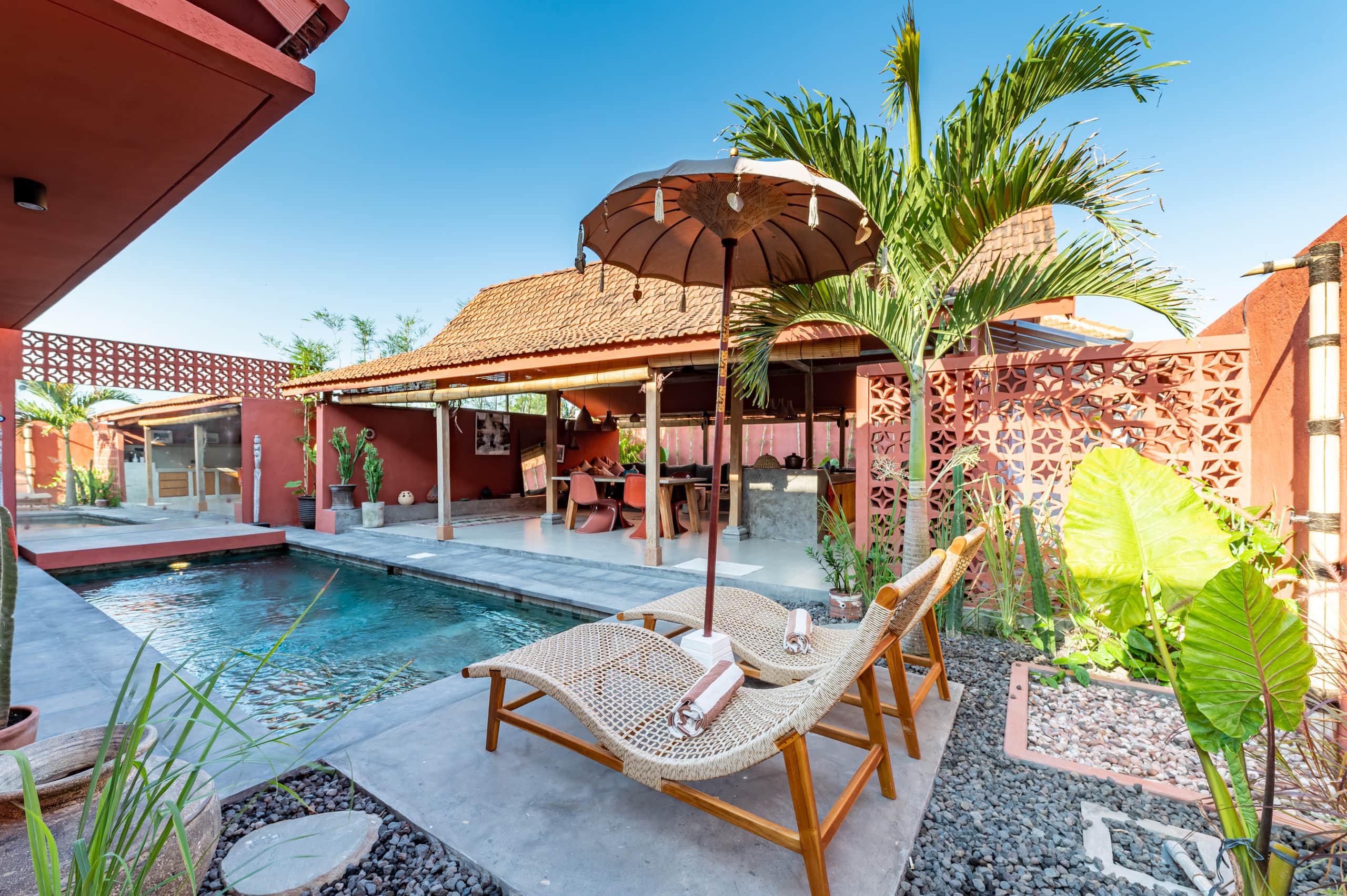 New Moroccan vibe 2BR pool villa