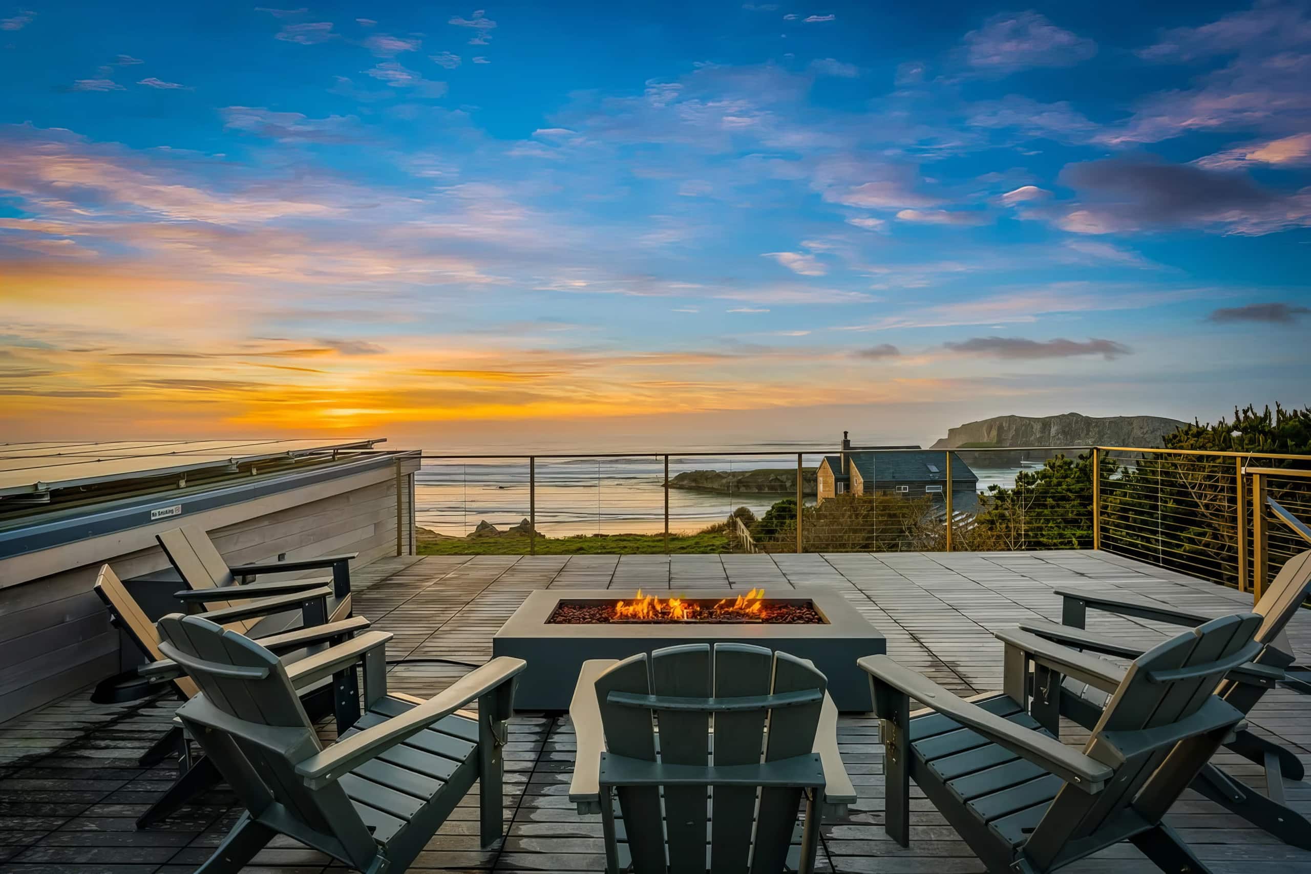 Bandon Oceanfront Retreat | Hot tub + Rooftop — photo 4