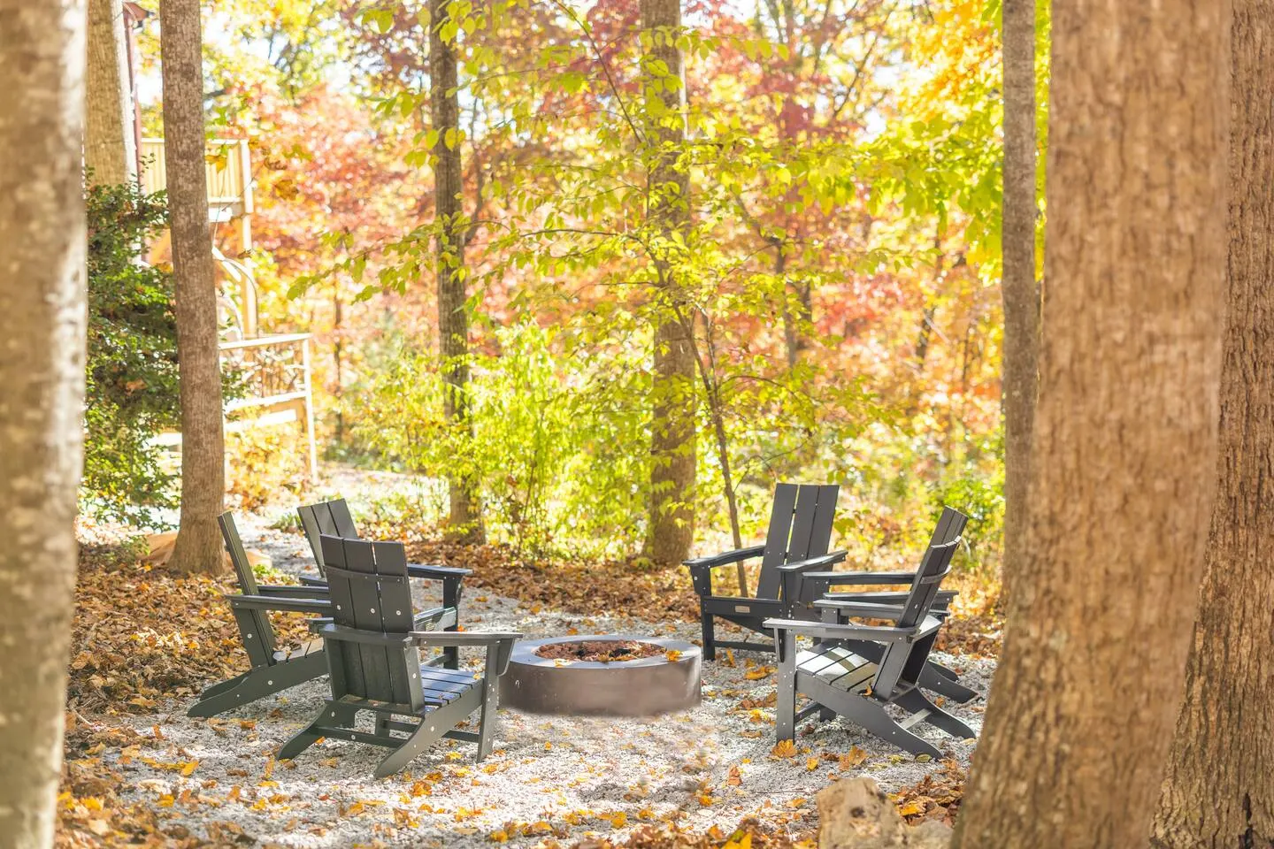 Forest Haven Private Deck Teak Master Suite 19