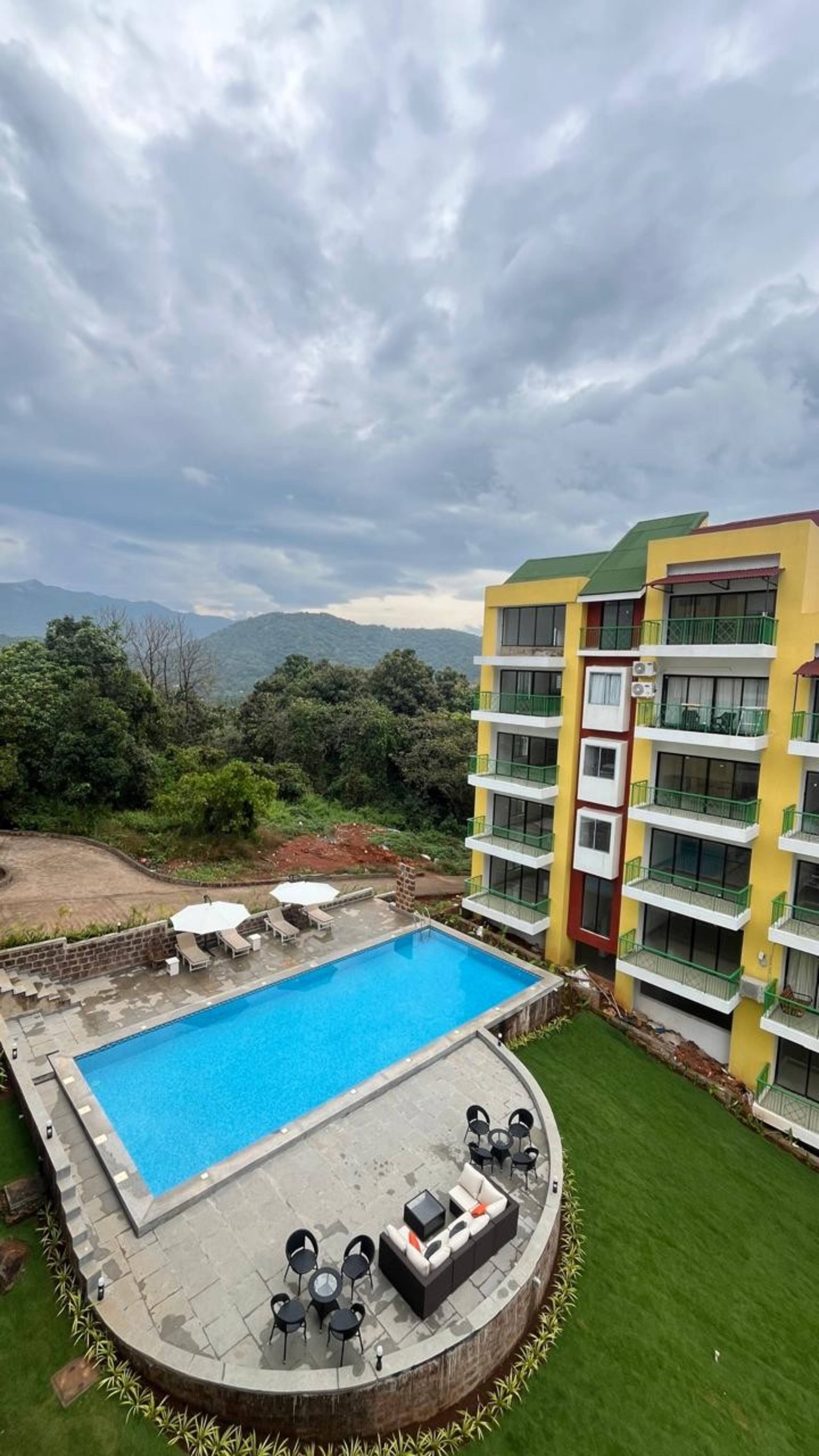 Nisarg, A view of the forest (valley view) + Pool 12