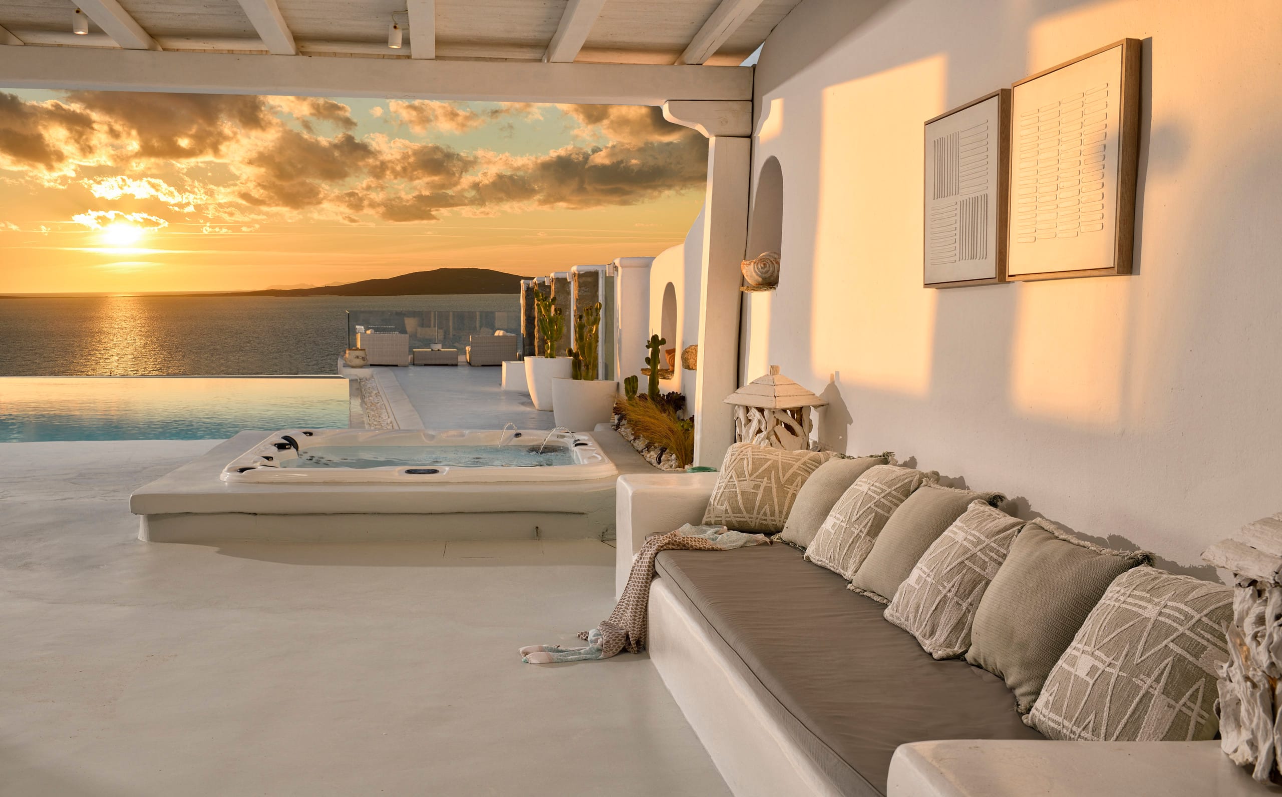 Villa Calypso Sunset infinity pool-hot tub — photo 3