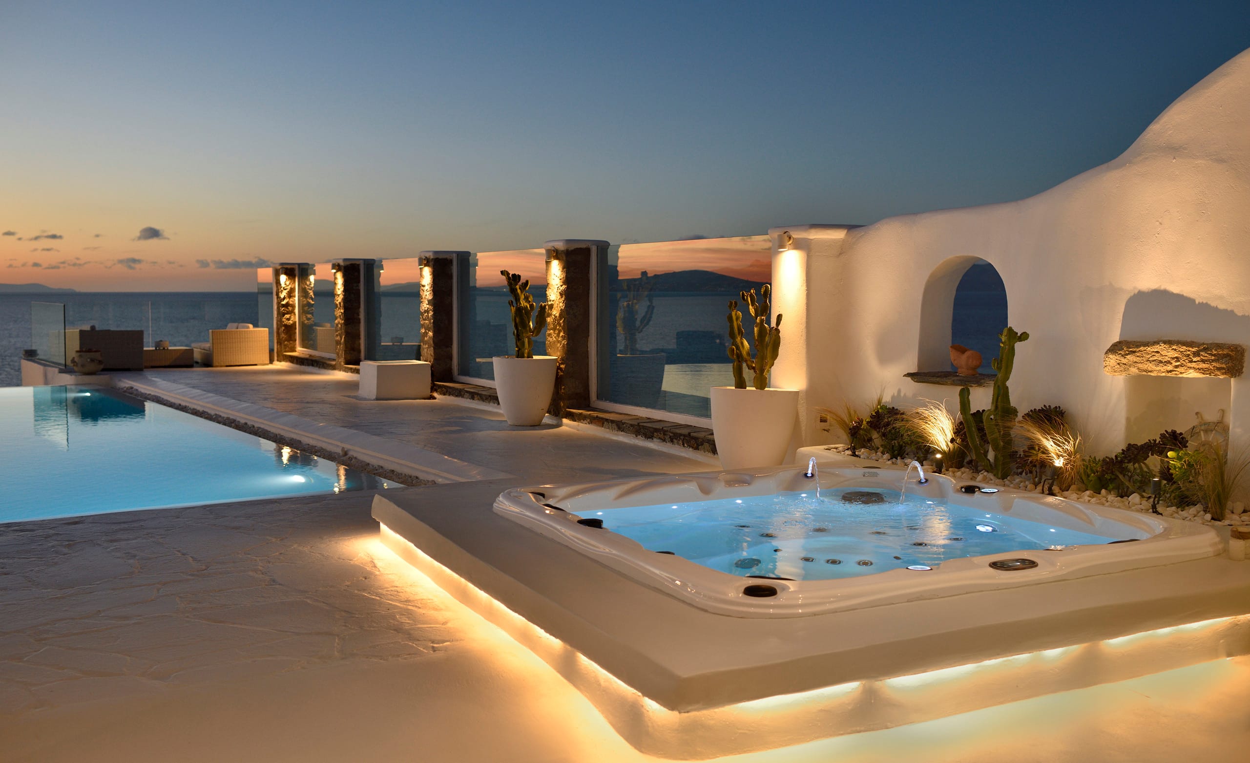 Villa Calypso Sunset infinity pool-hot tub — photo 4