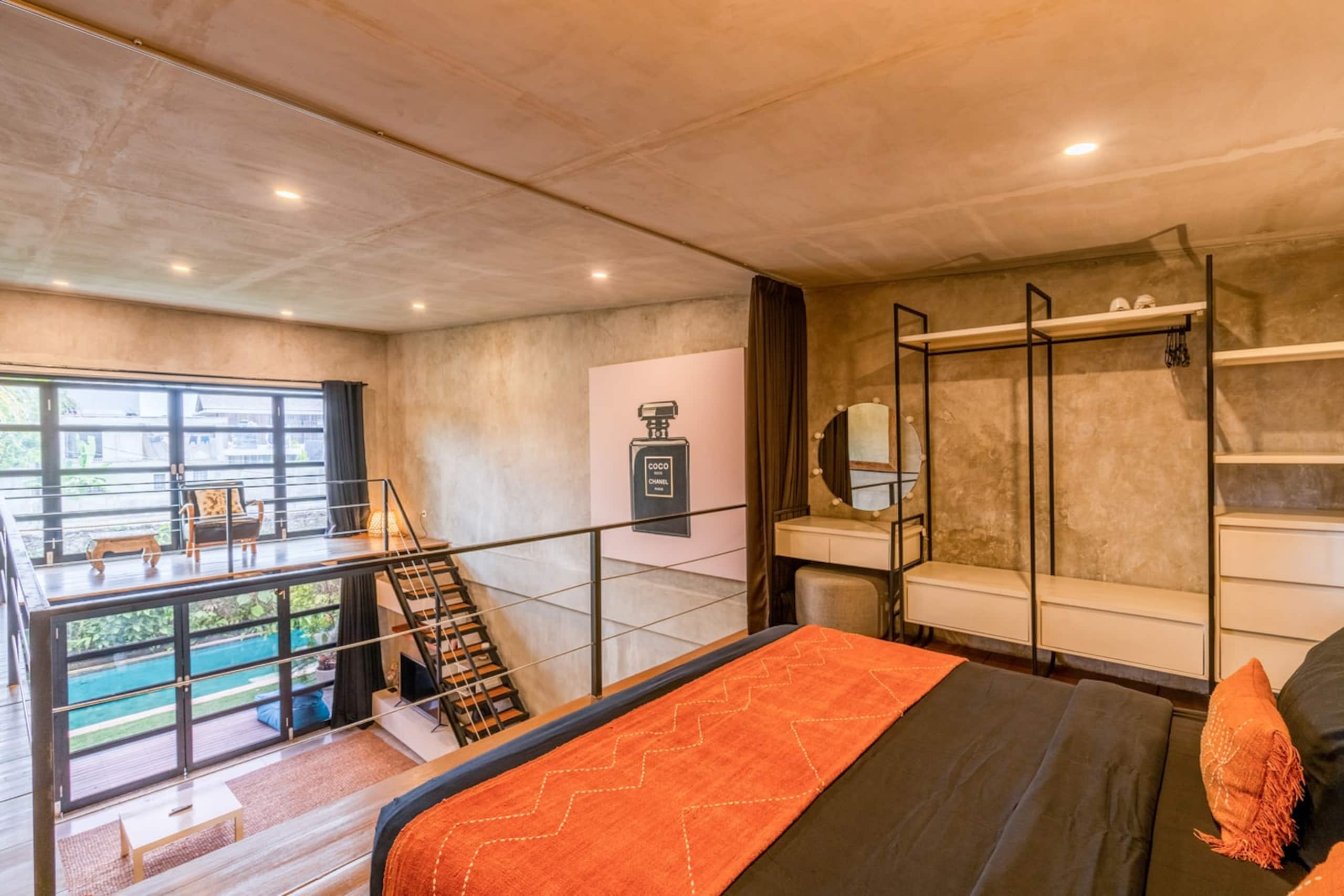 1BR Central Canggu Modern Loft – Shared Pool & BBQ - Apartments for Rent in Canggu, Bali, Indonesia 13
