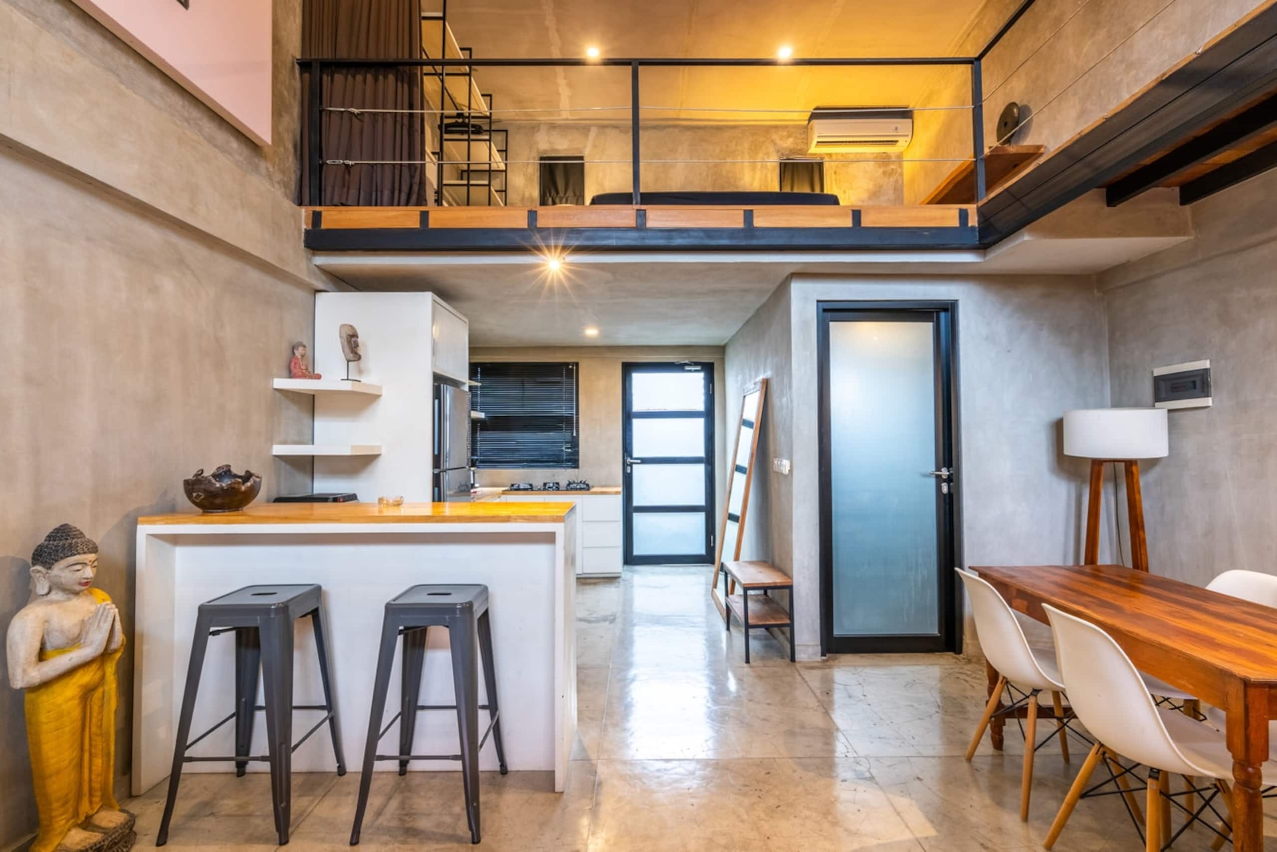 1BR Central Canggu Modern Loft – Shared Pool & BBQ - Apartments for Rent in Canggu, Bali, Indonesia — photo 4