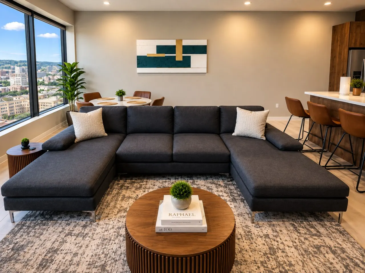 Skyline Nook 2BR Downtown Stay 4