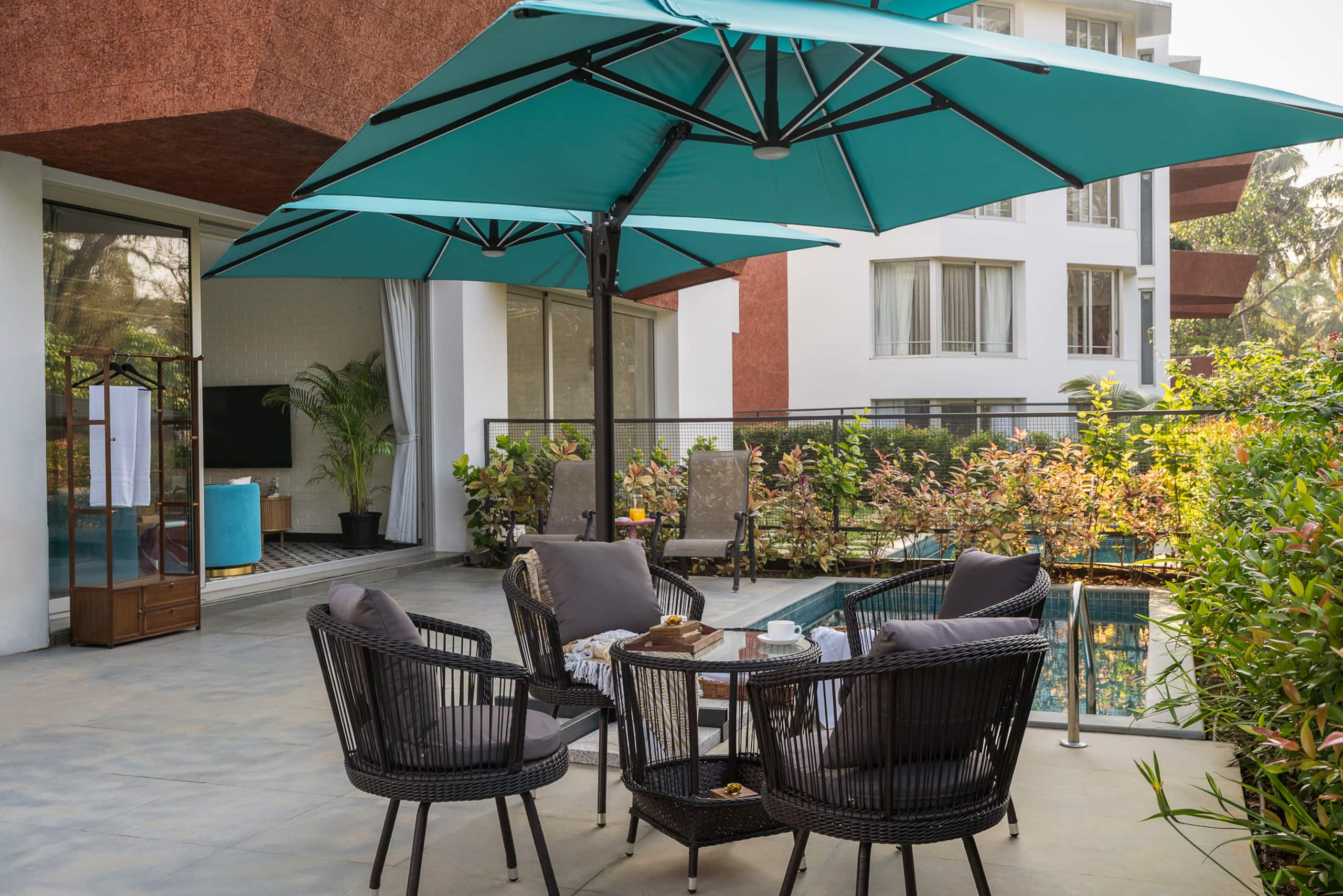 ElVolar Tropical 2BHK Retreat w/ Private Pool 21
