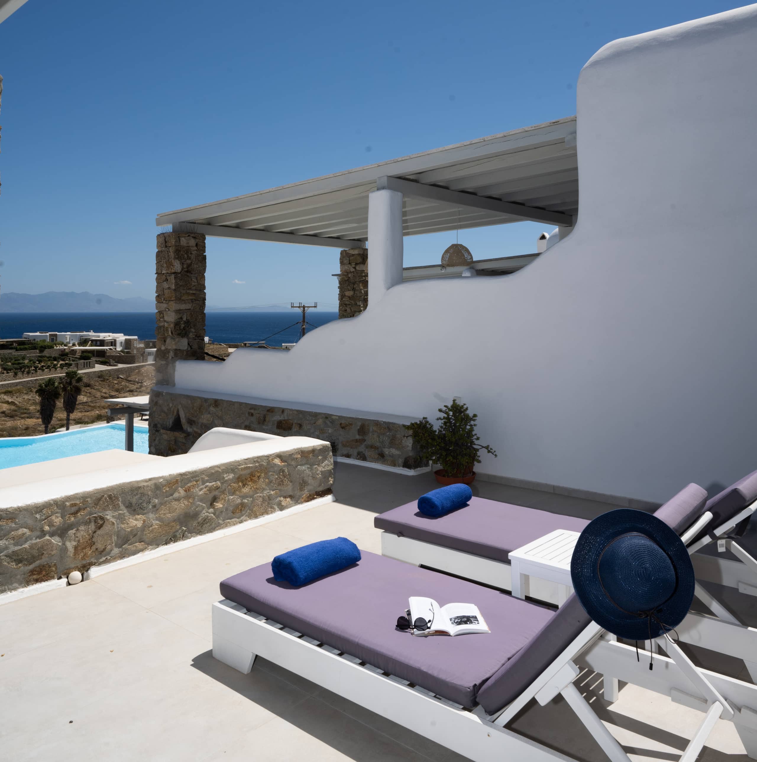 Thea Myconian Vision, Superior Villa shared pool 7