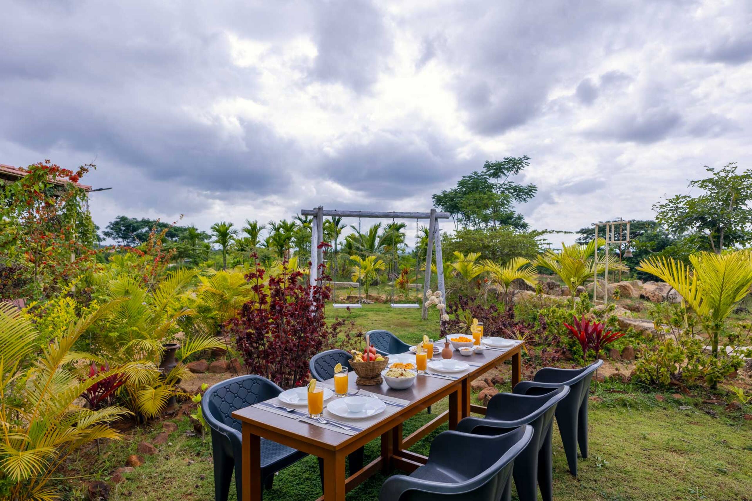 StayVista at Feel Good Farm Stay w/ BBQ & Bonfire 9