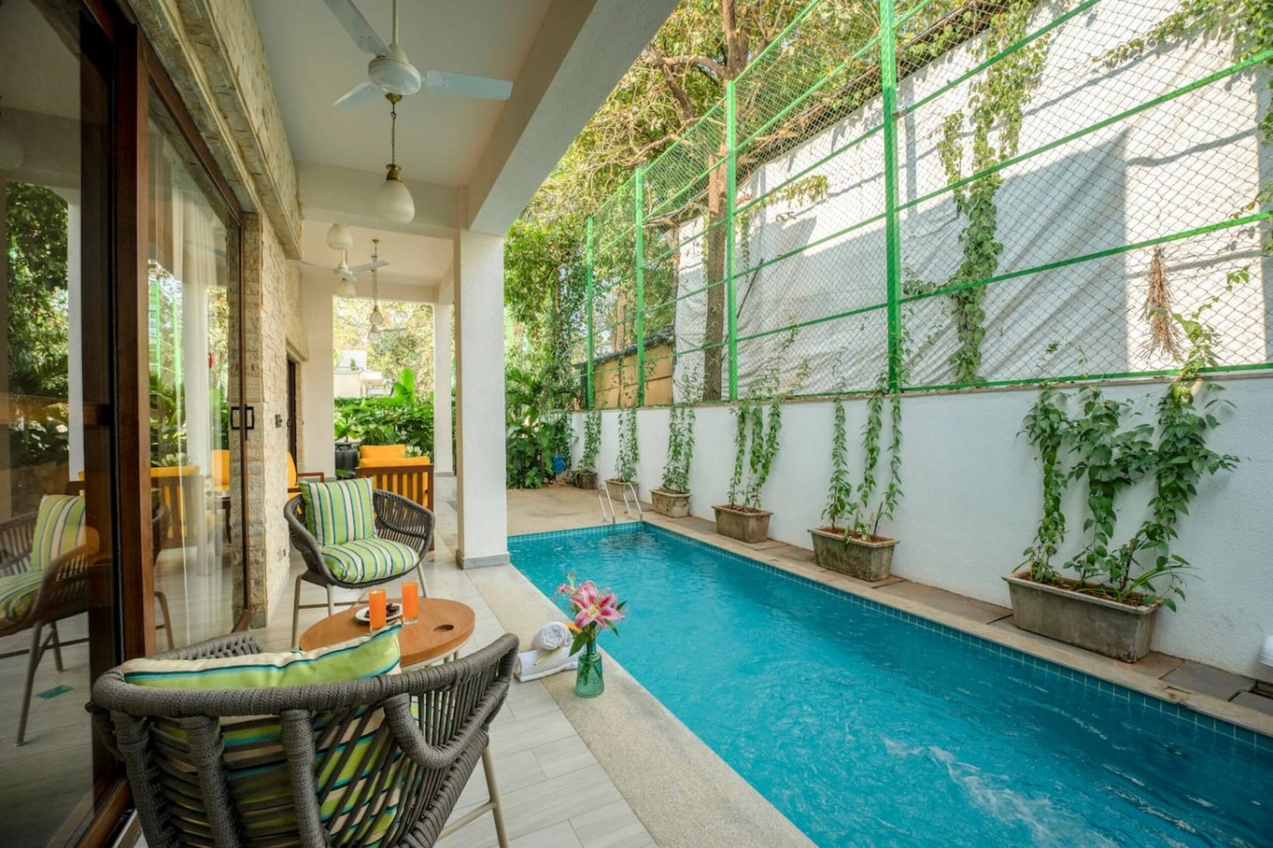 Lux 3BR Villa w Private Pool in Anjuna Gola House 21