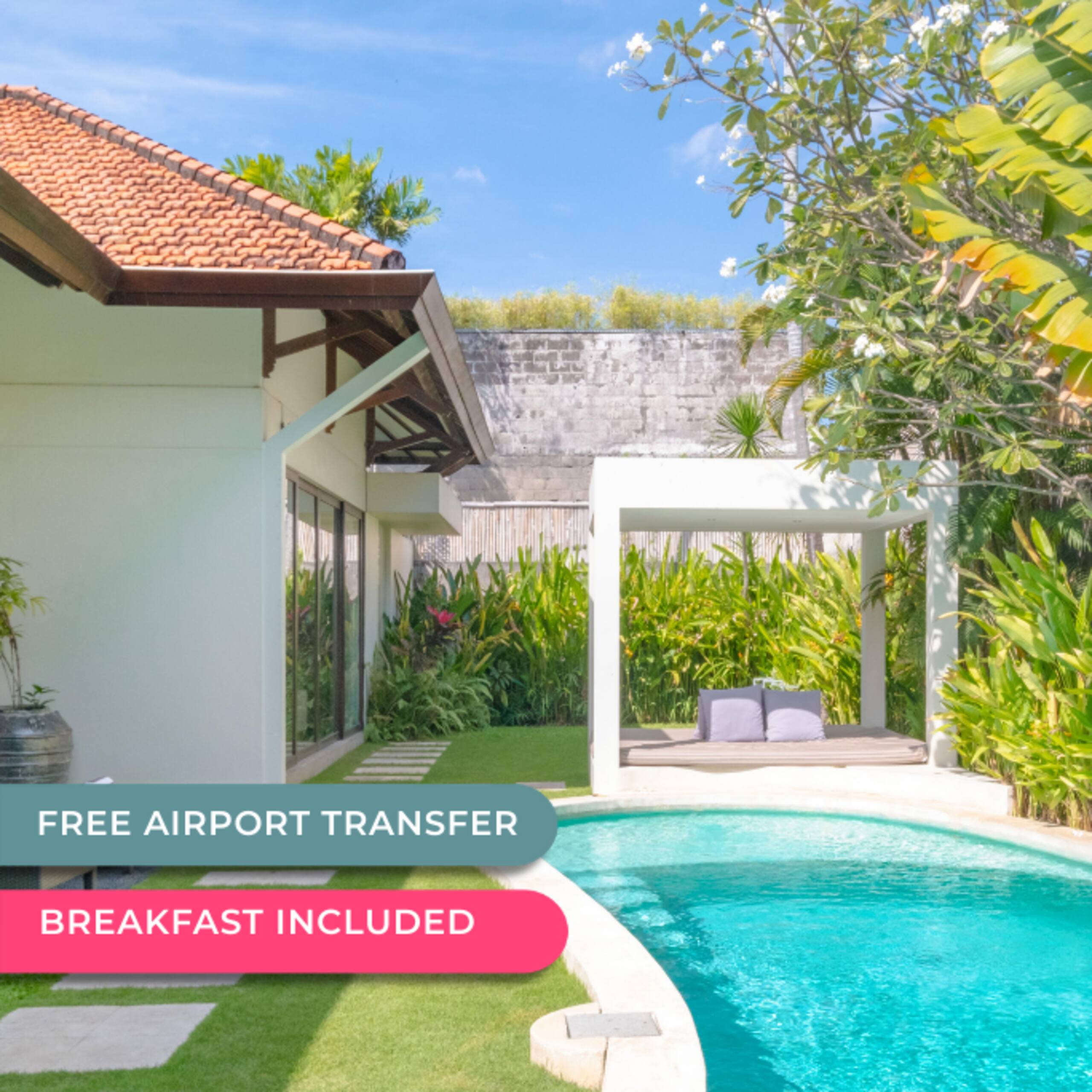 2BR Pool Villa Steps from Eat Street Seminyak