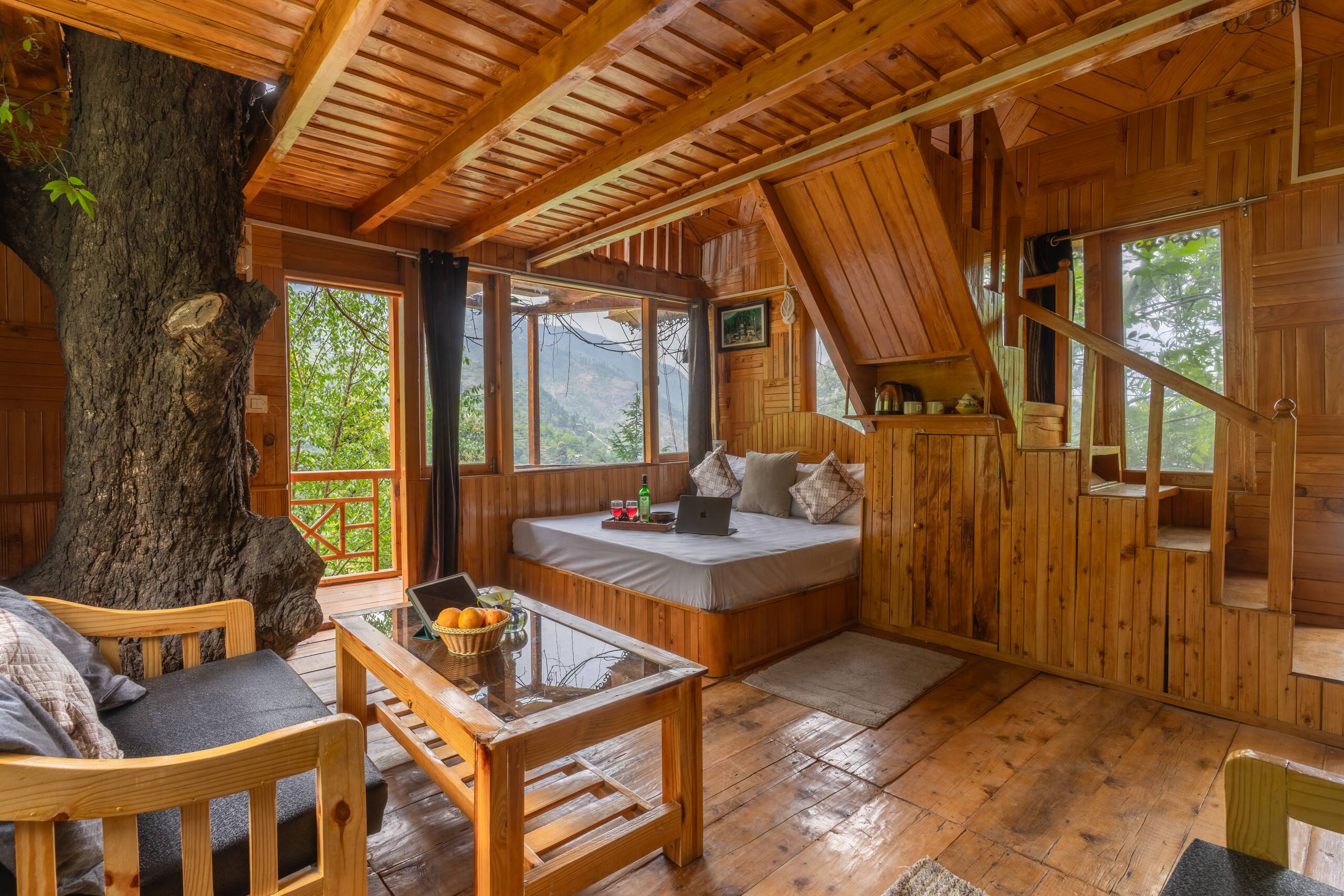 Majestic Treehouse with valley view, Jibhi 23