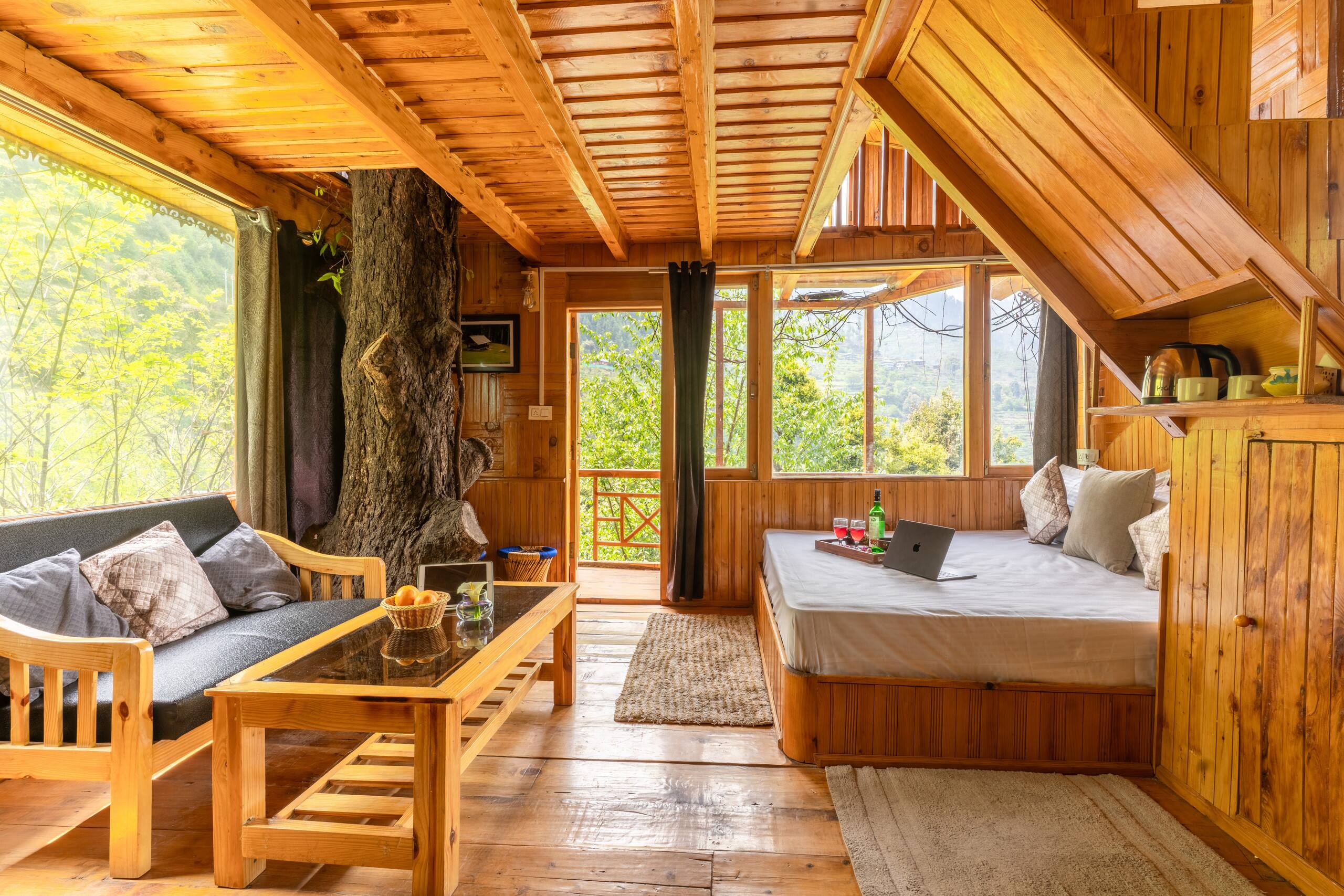 Majestic Treehouse with valley view, Jibhi 20