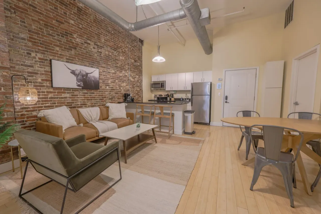 Stylish Exposed Brick 3BR! 1