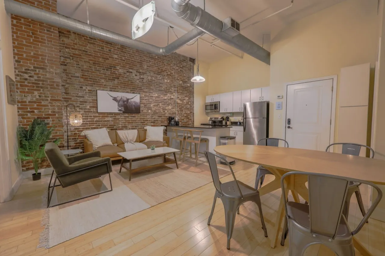 Stylish Exposed Brick 3BR! 2