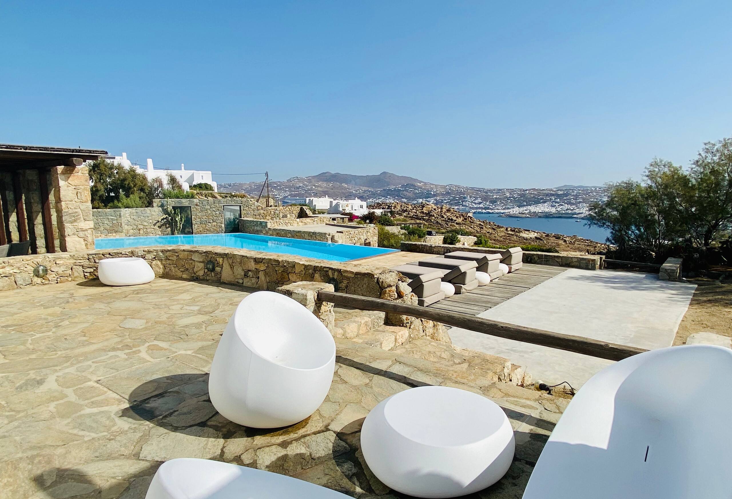 Villa Alessandra • 130m² Pool • 5 min to Ornos 7