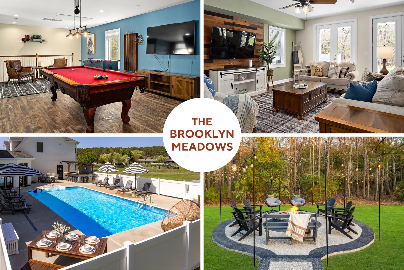 Lux 8BR Estate Near OCMD-Sleeps23-GameRoom-Firepit