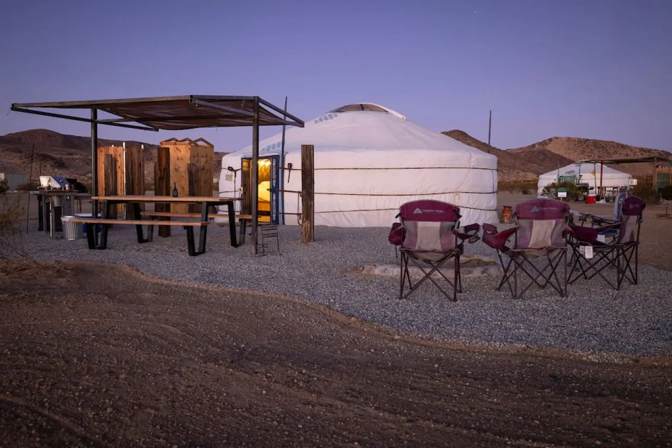 Big Blue · Big Blue- Family style Stargazing Yurt JTNP