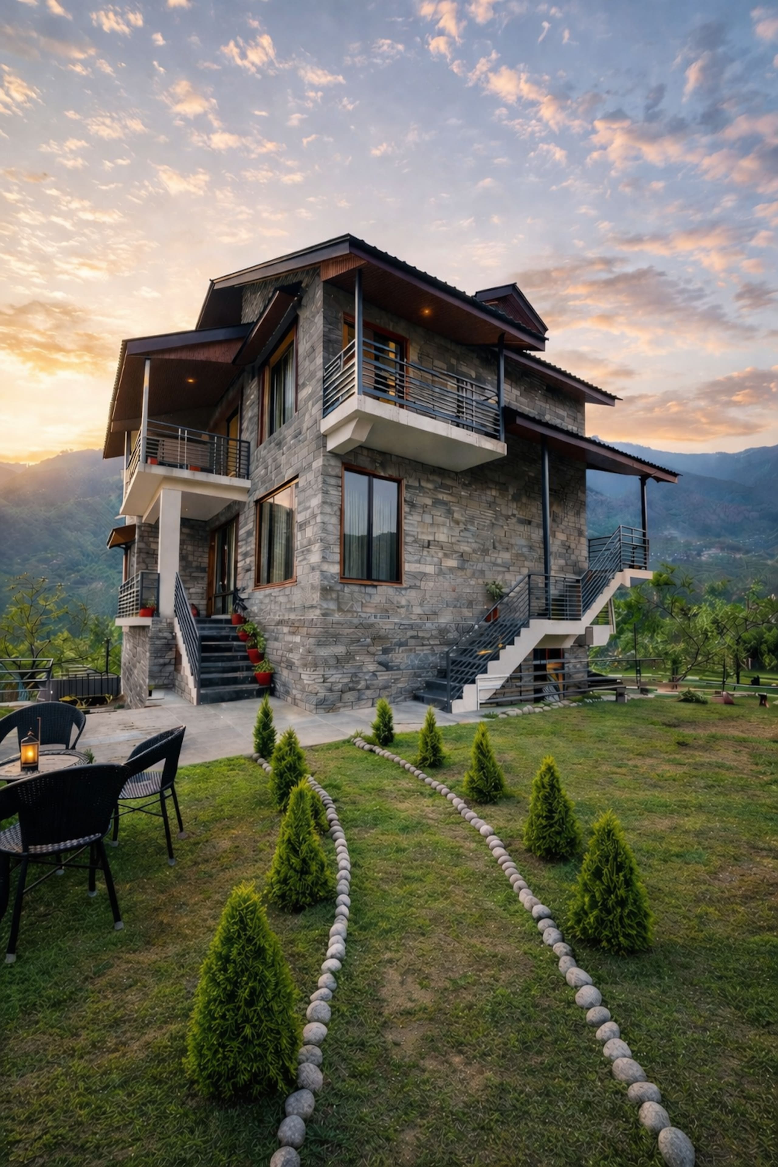 Odbostays | 5BHK Luxury Jacuzzi Villa in Manali 28