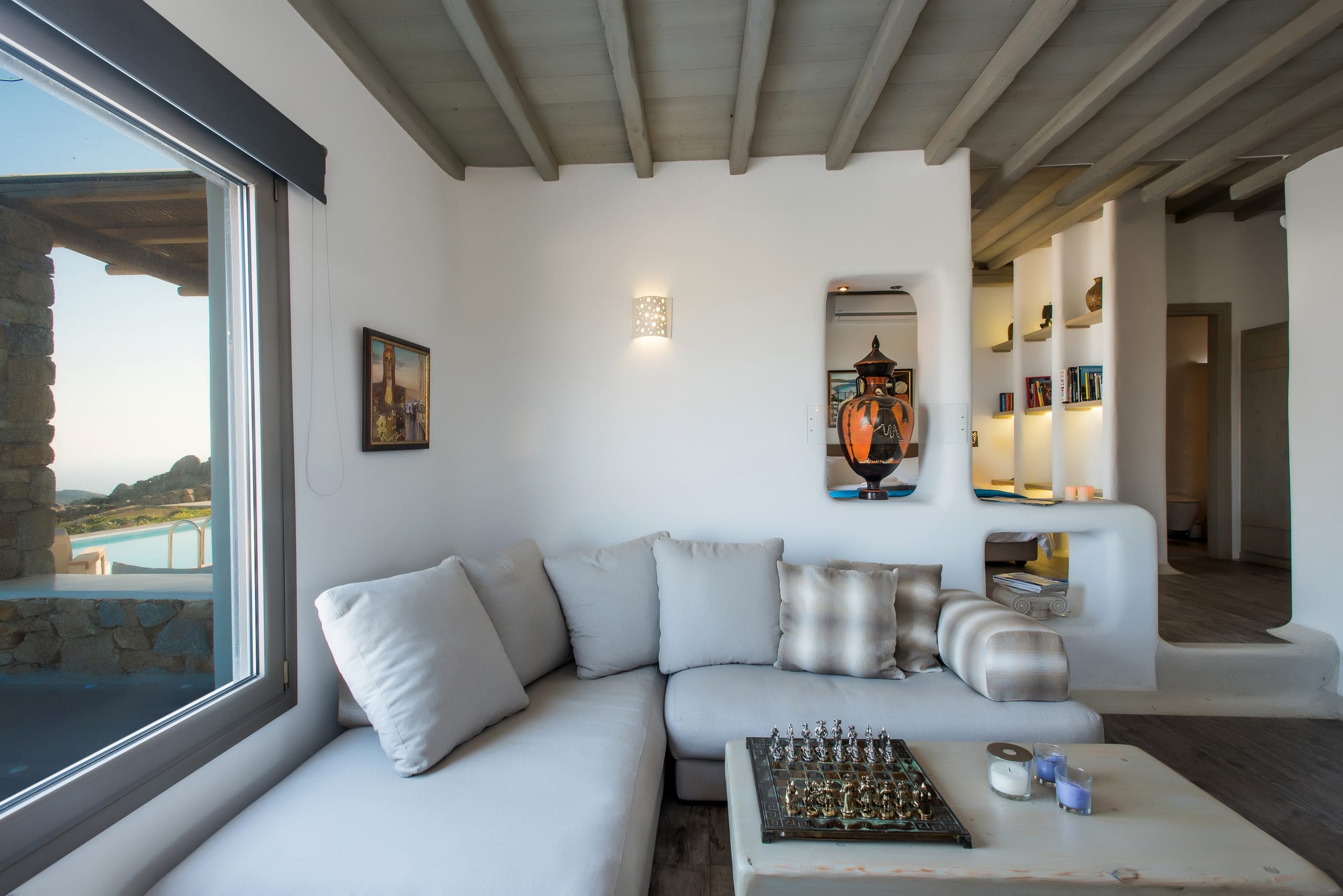 seaview suite/infinity pool/Mykonos/amallinisuites 11